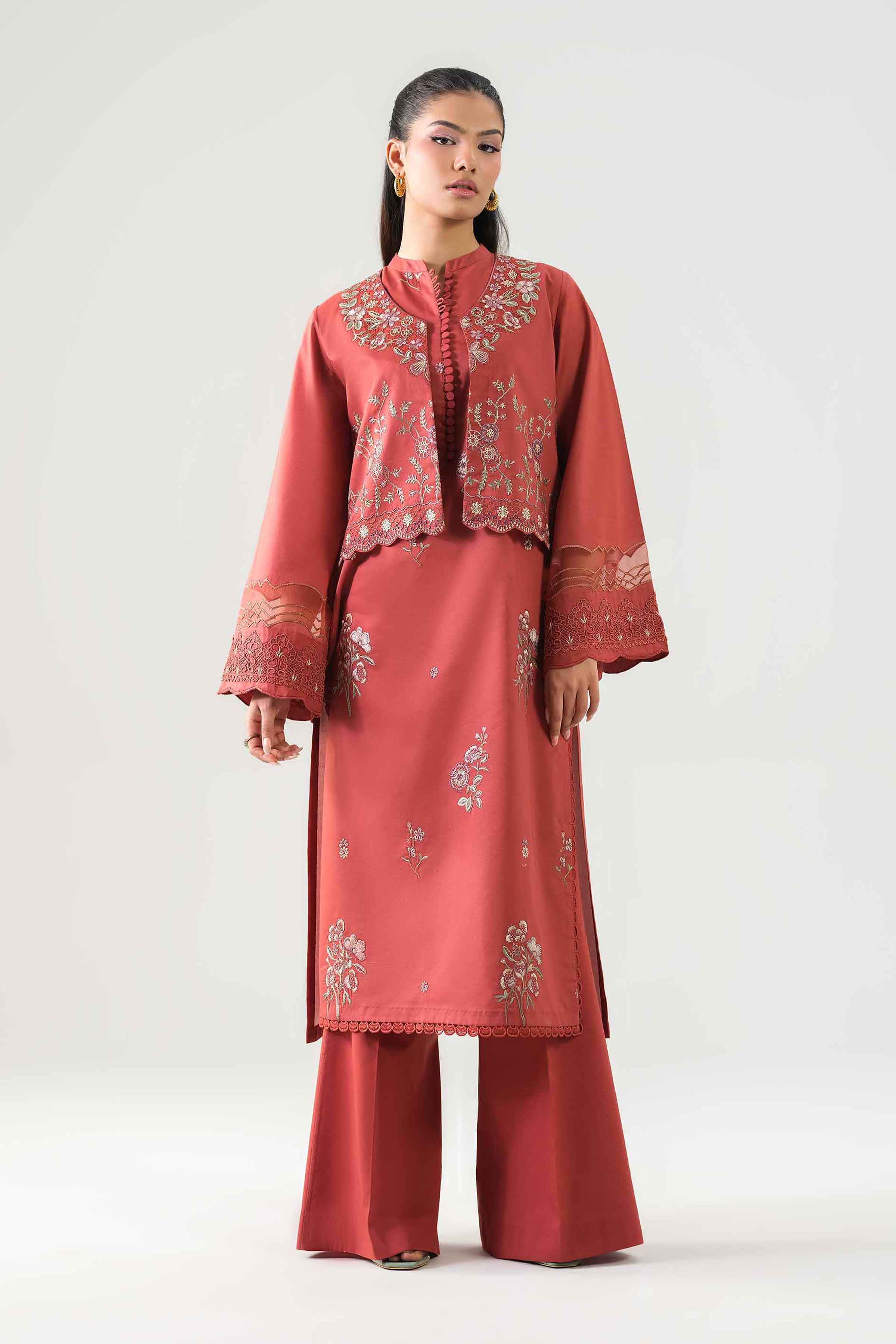 2 Piece - Embroidered Suit - 42601053 for Women - Unstitched Collection | Nishat | Shop Online