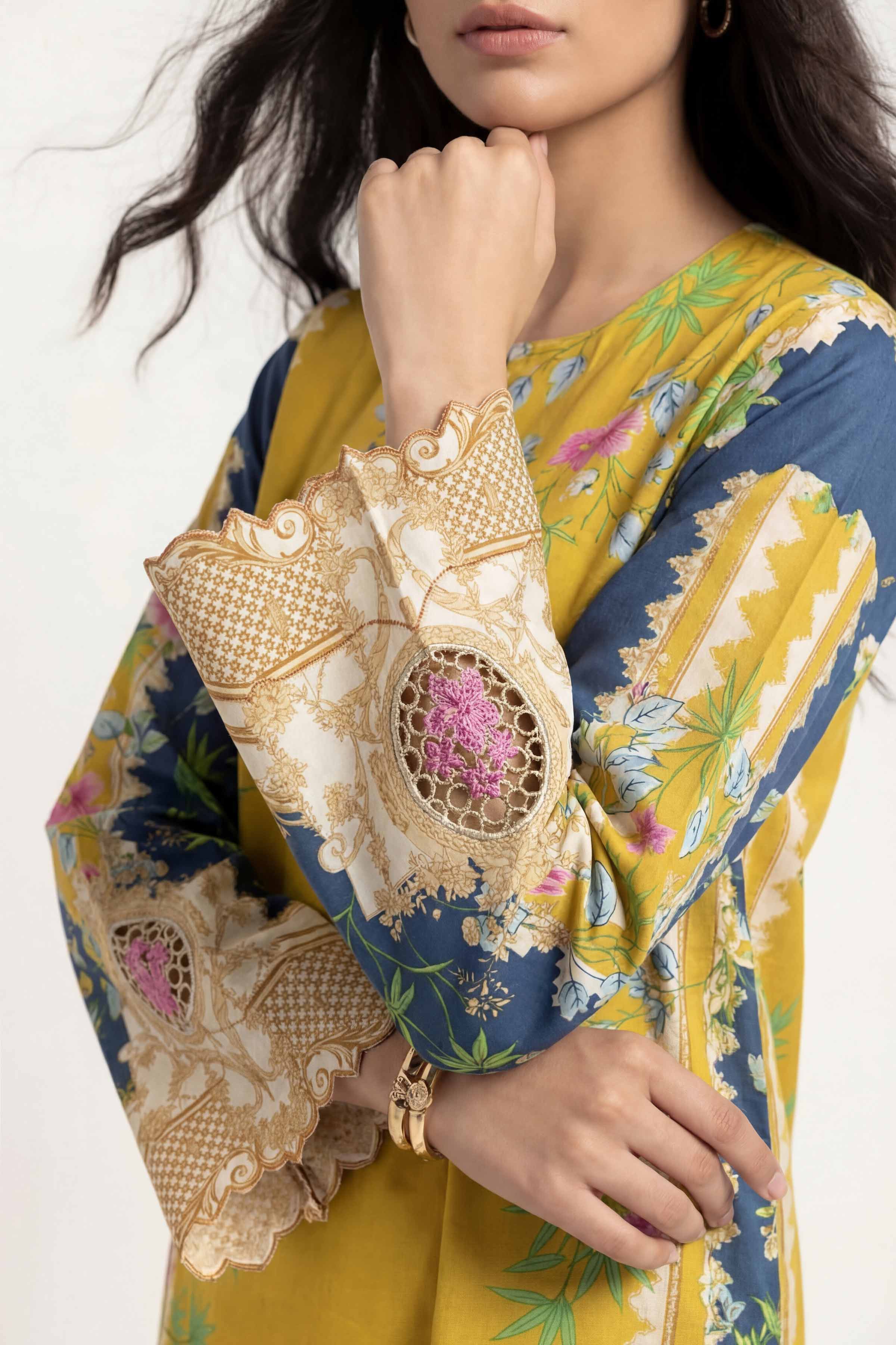 2 Piece - Digital Printed Embroidered Suit - 42601056 for Women - Unstitched Collection | Nishat | Shop Online