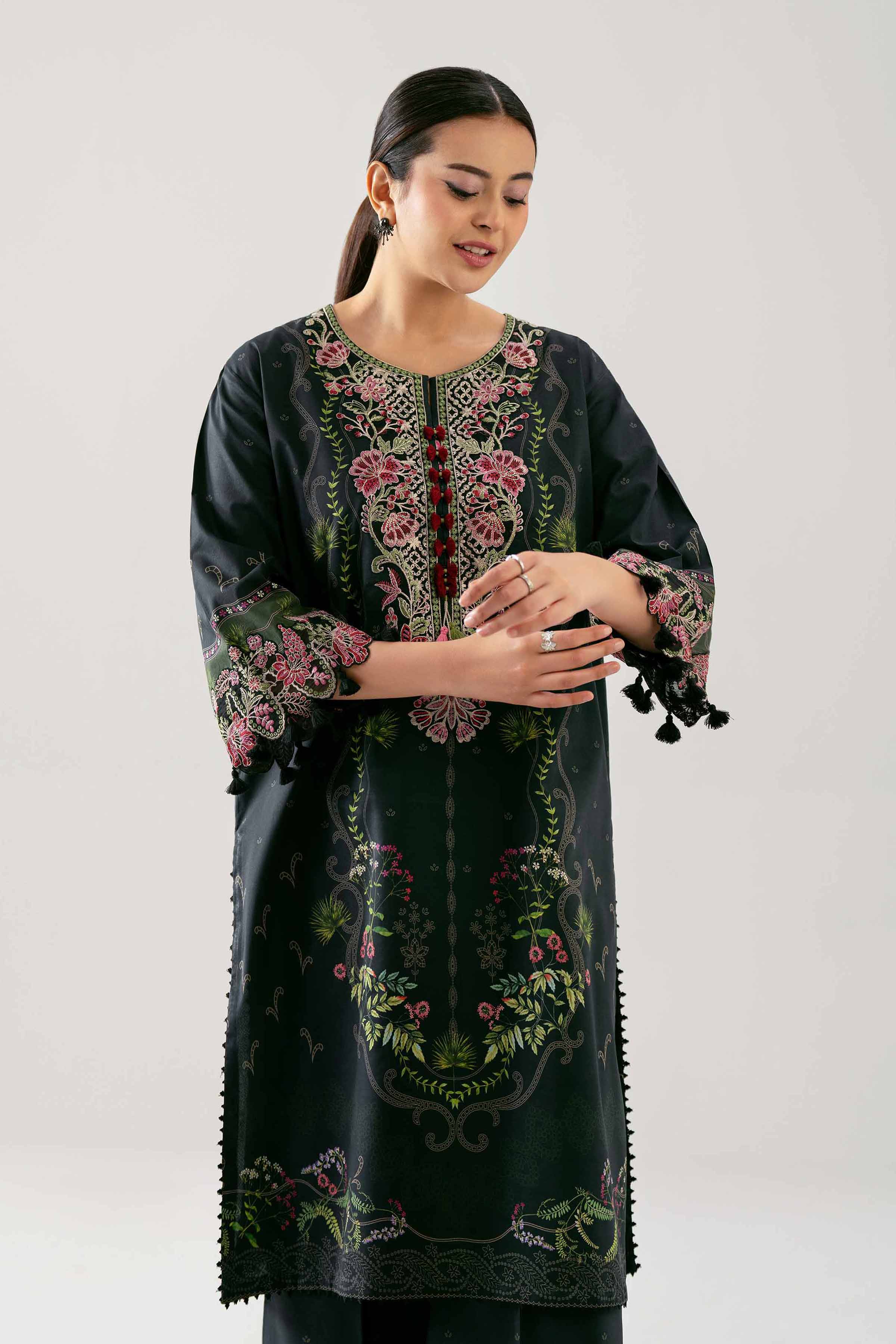 2 Piece - Digital Printed Embroidered Suit - 42601058 for Women - Unstitched Collection | Nishat | Shop Online