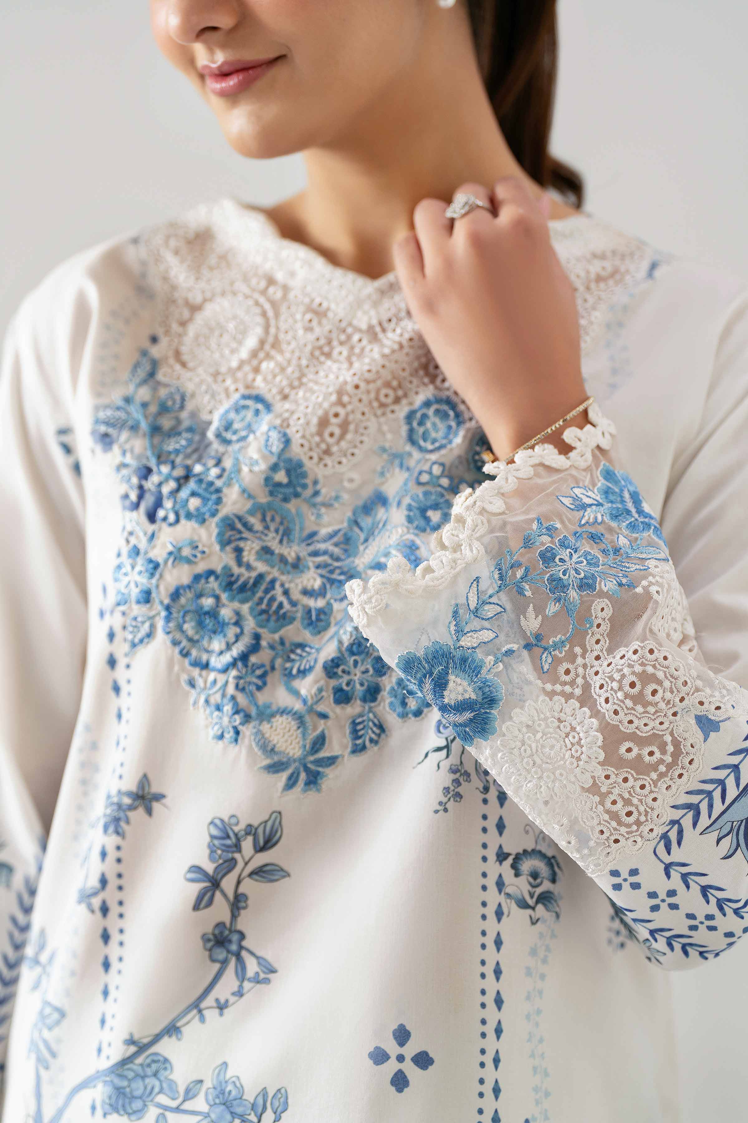 2 Piece - Digital Printed Embroidered Suit - 42601059 for Women - Unstitched Collection | Nishat | Shop Online