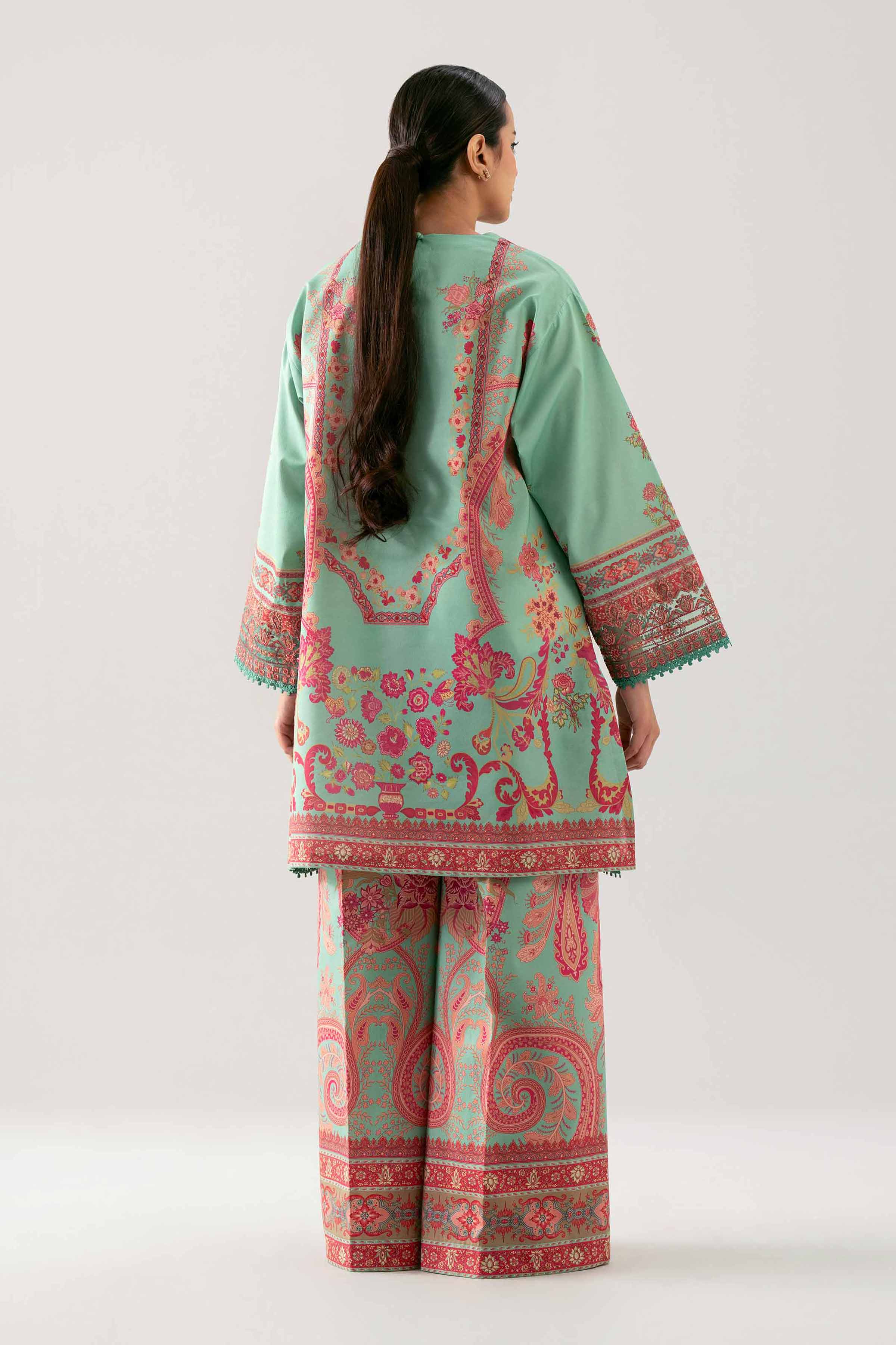 2 Piece - Digital Printed Embroidered Suit - 42601060 for Women - Unstitched Collection | Nishat | Shop Online