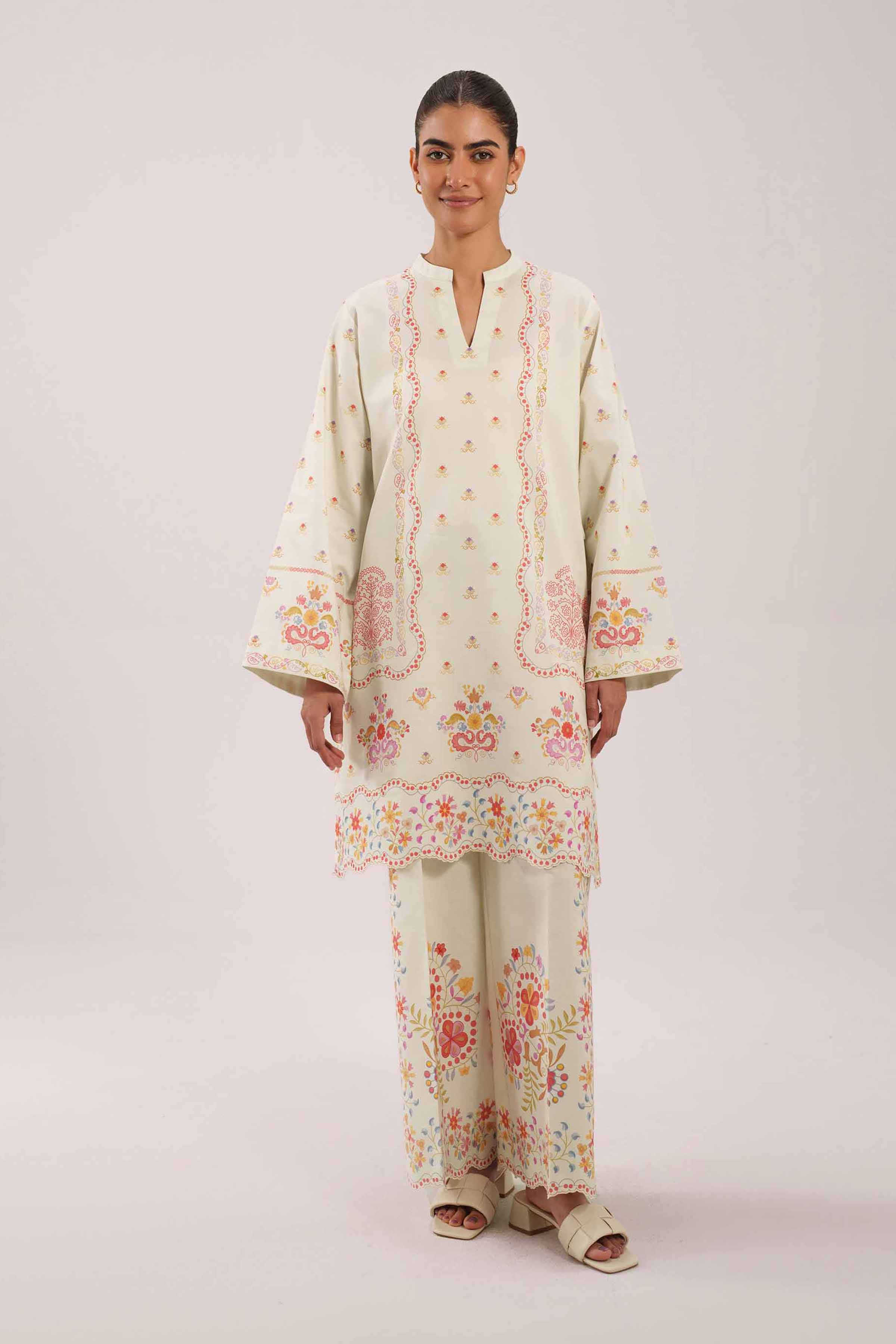 2 Piece - Digital Printed Suit - 42601066 for Women - Unstitched Collection | Nishat | Shop Online