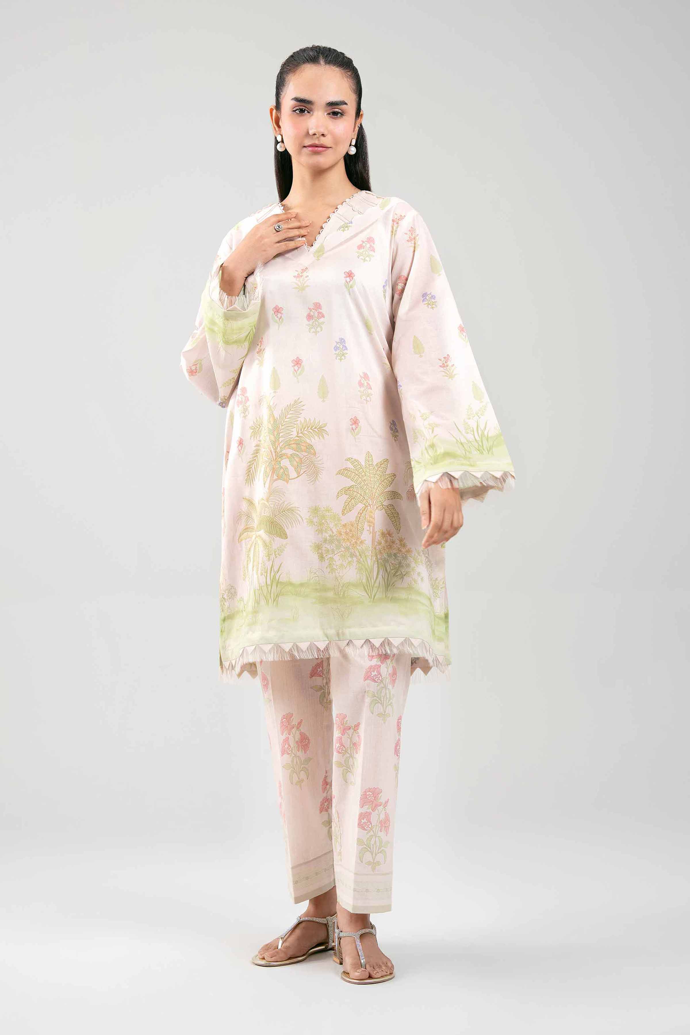 2 Piece - Digital Printed Suit - 42601070 for Women - Unstitched Collection | Nishat | Shop Online