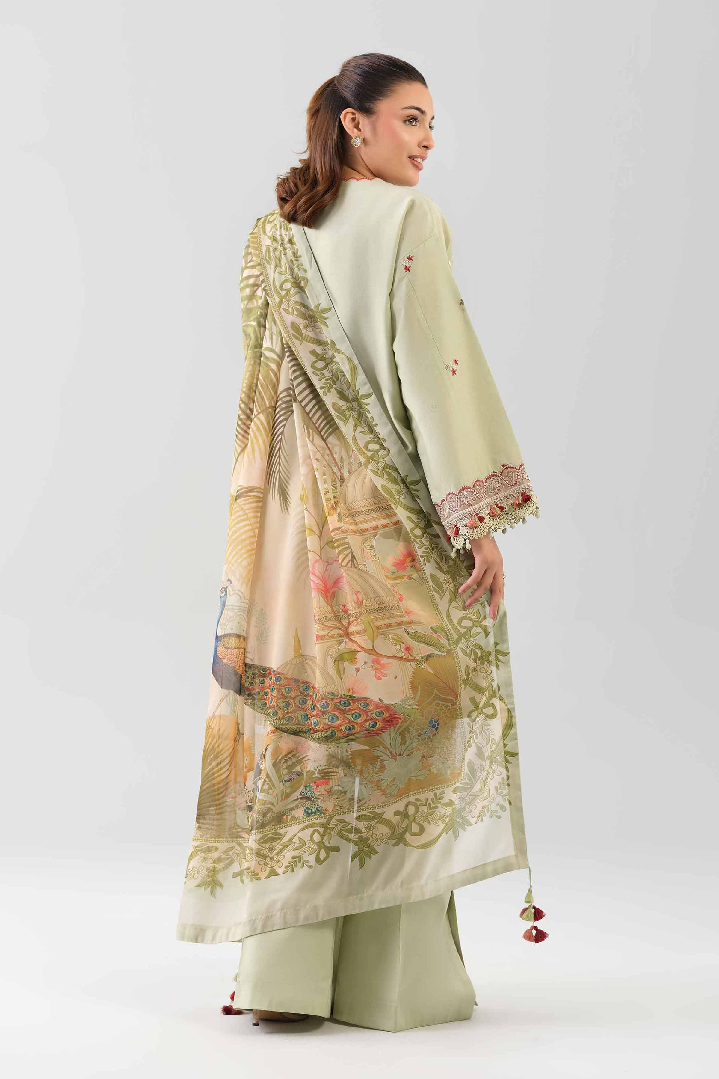 3 Piece - Digital Printed Embroidered Suit - 42601074 for Women - Unstitched Collection | Nishat | Shop Online