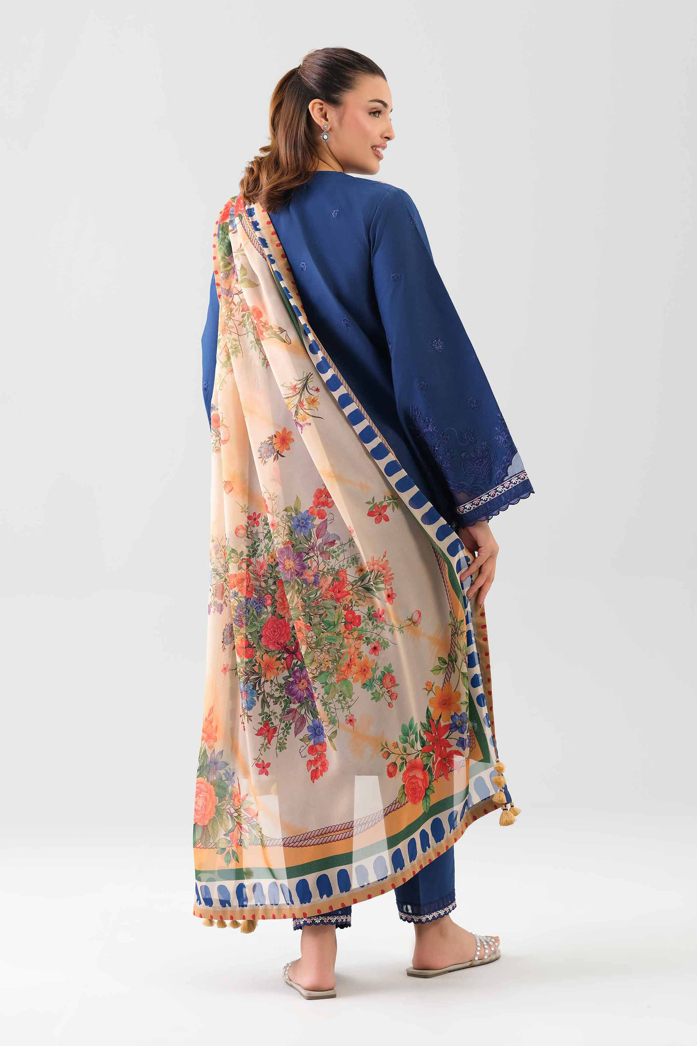 3 Piece - Digital Printed Embroidered Suit - 42601080 for Women - Unstitched Collection | Nishat | Shop Online