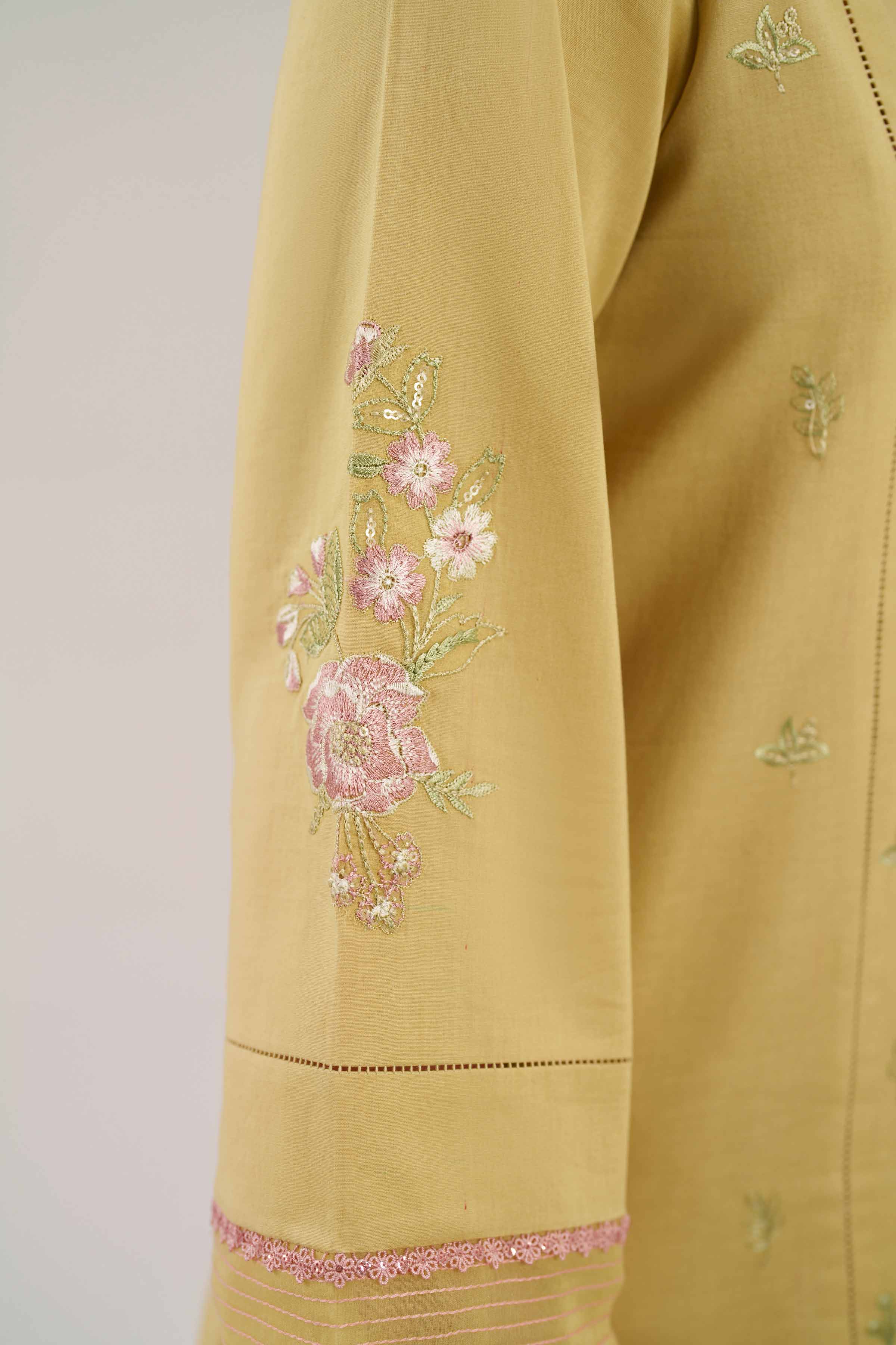 2 Piece - Digital Printed Embroidered Suit - 42601082