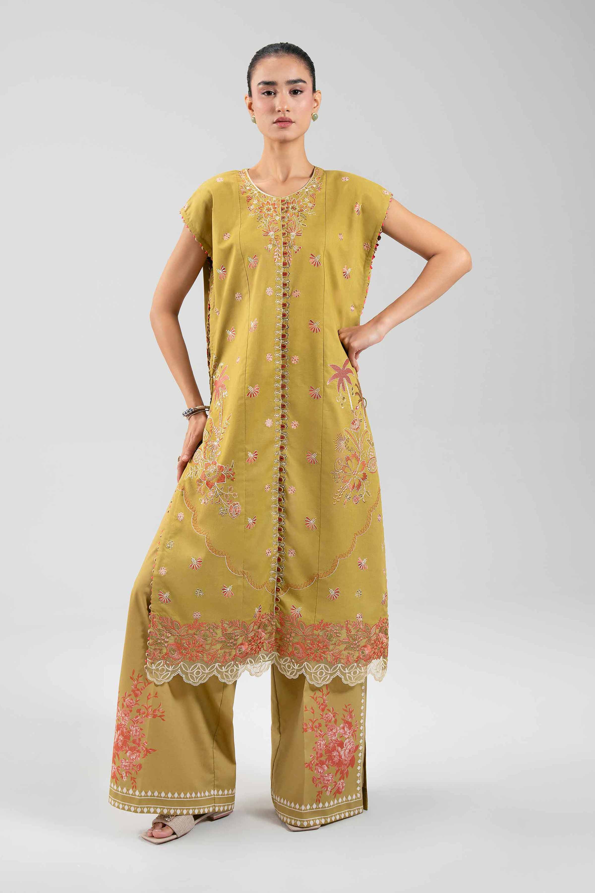 2 Piece - Embroidered Suit - 42601083 for Women - Unstitched Collection | Nishat | Shop Online