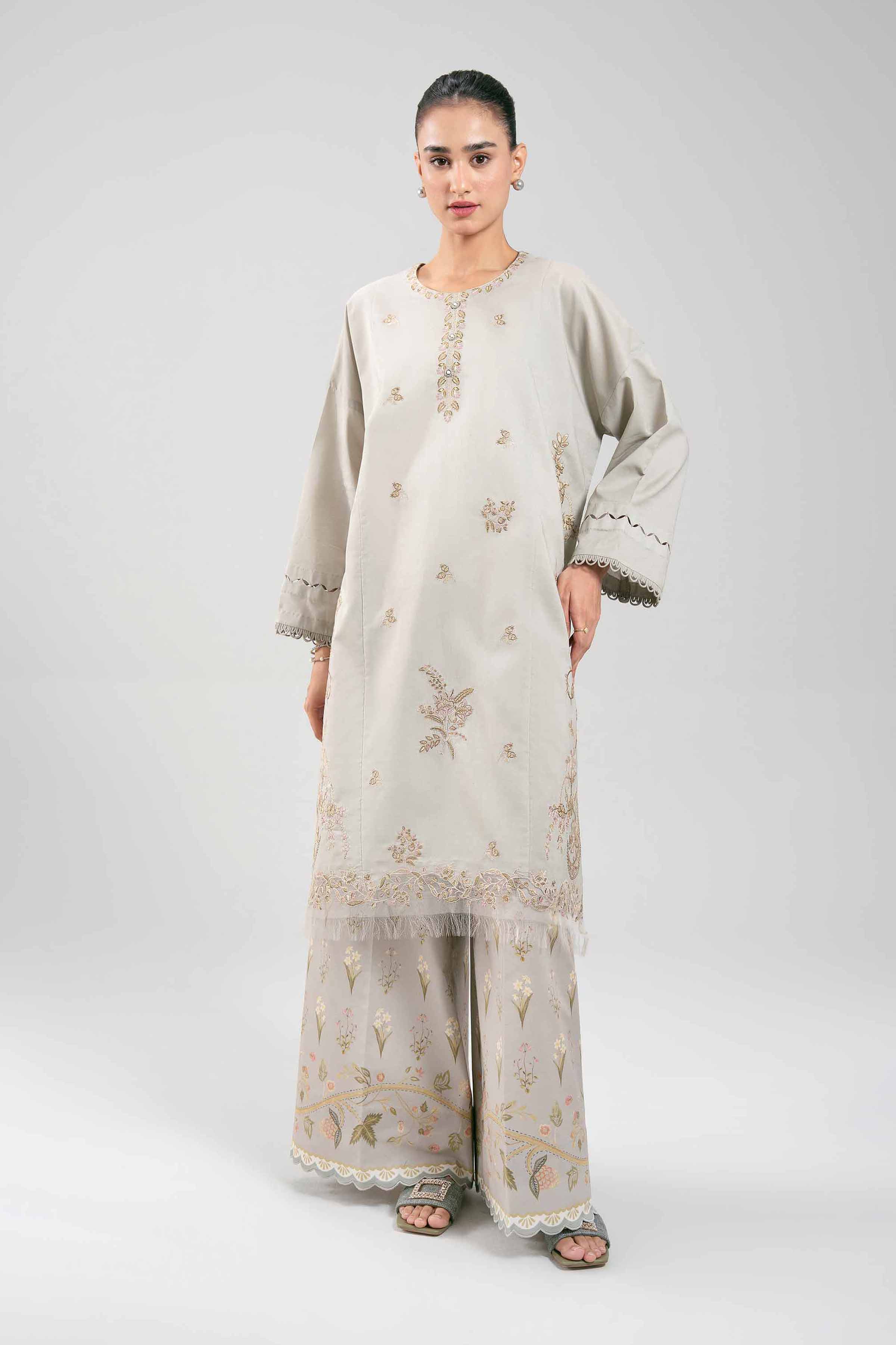 2 Piece - Embroidered Suit - 42601085 for Women - Unstitched Collection | Nishat | Shop Online