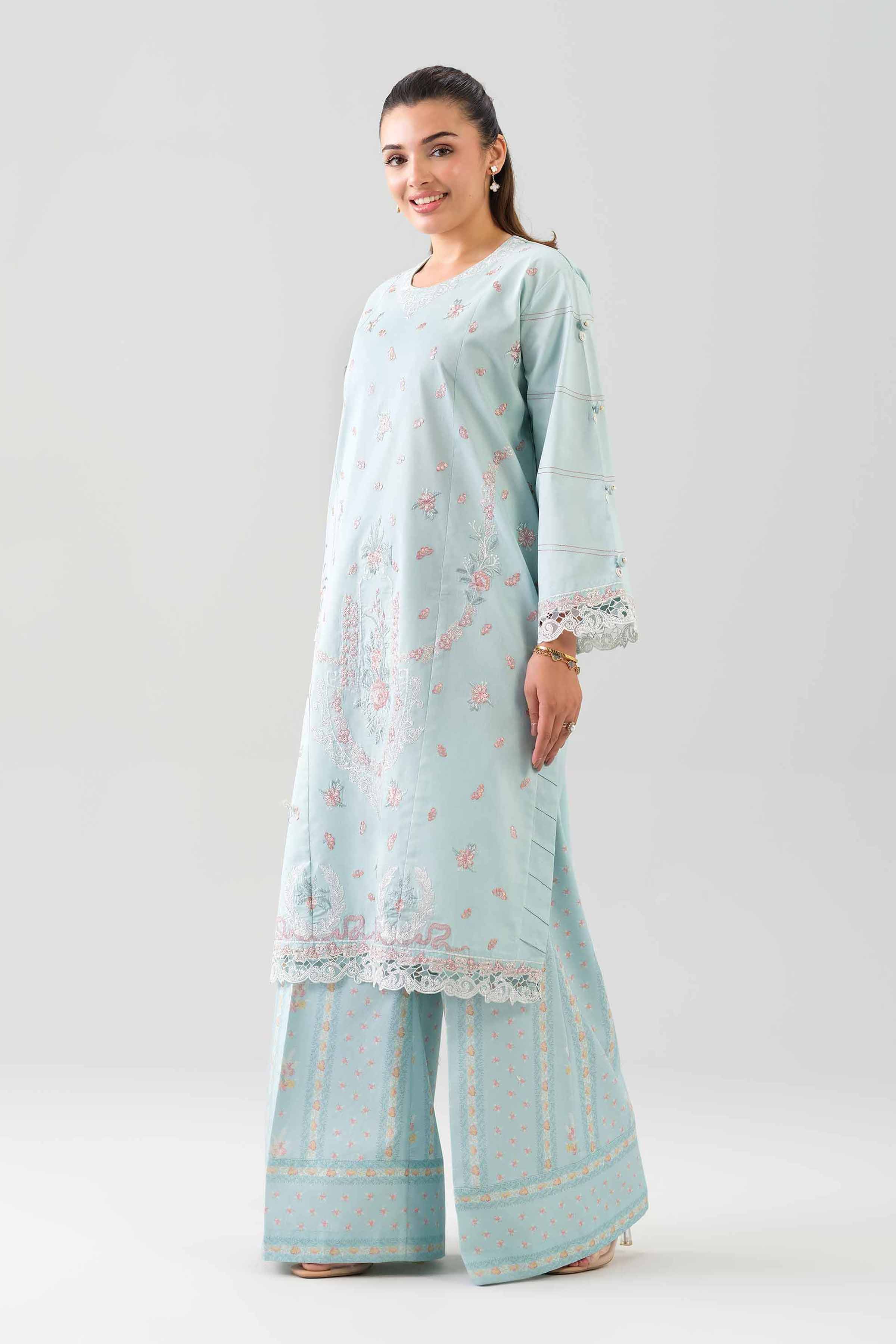 2 Piece - Embroidered Suit - 42601087 for Women - Unstitched Collection | Nishat | Shop Online