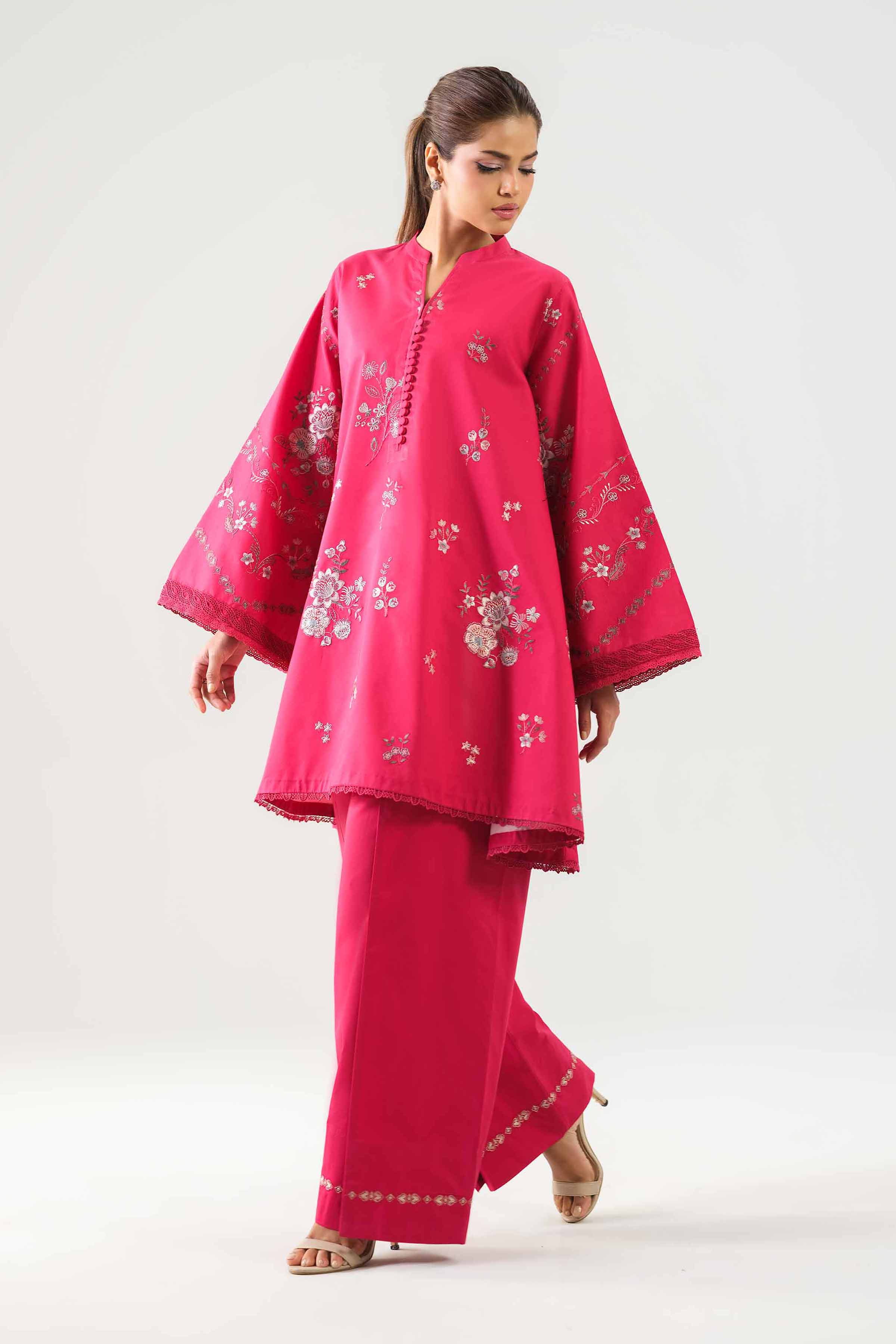 2 Piece - Embroidered Suit - 42601094