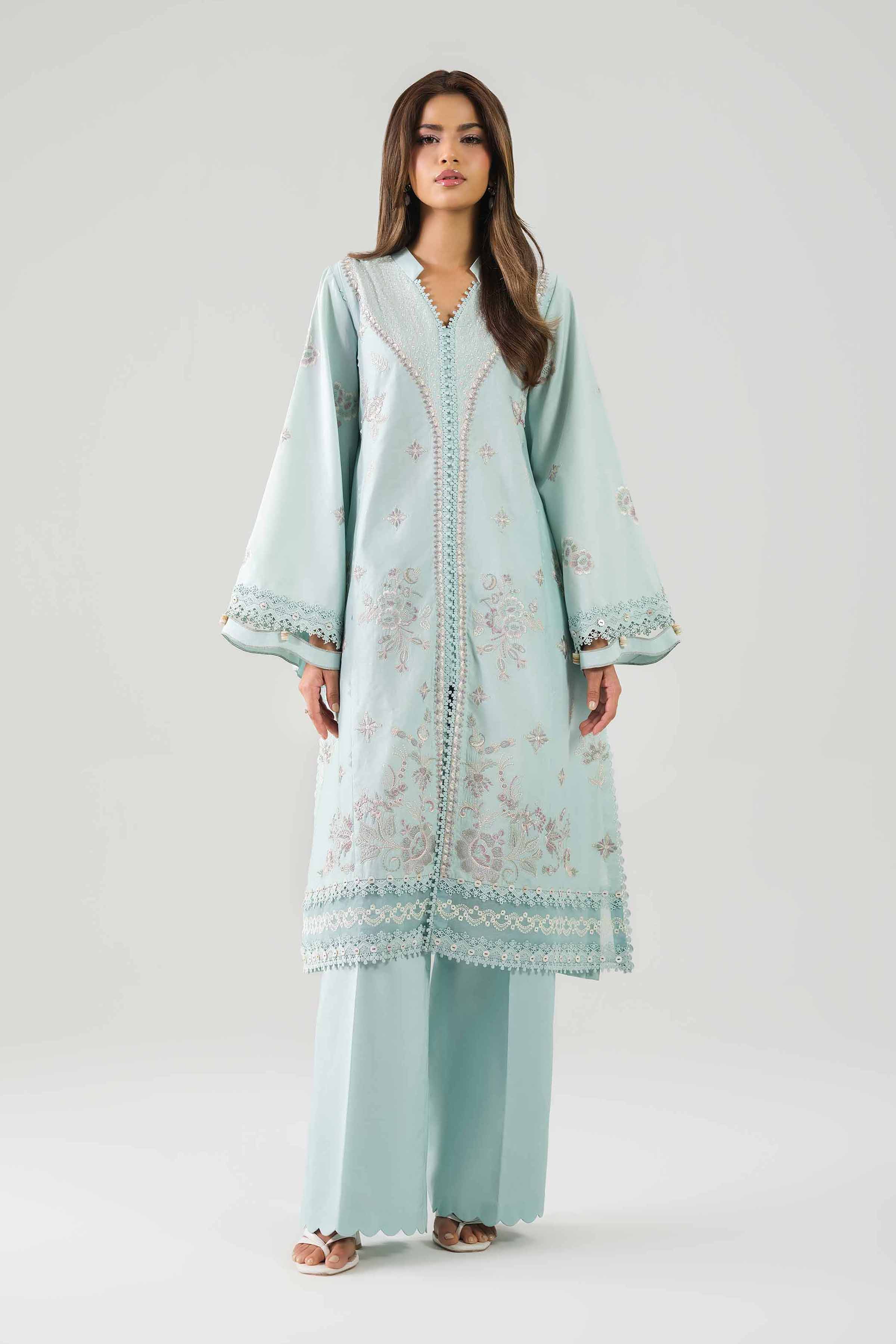 2 Piece - Embroidered Suit - 42601096 for Women - Unstitched Collection | Nishat | Shop Online