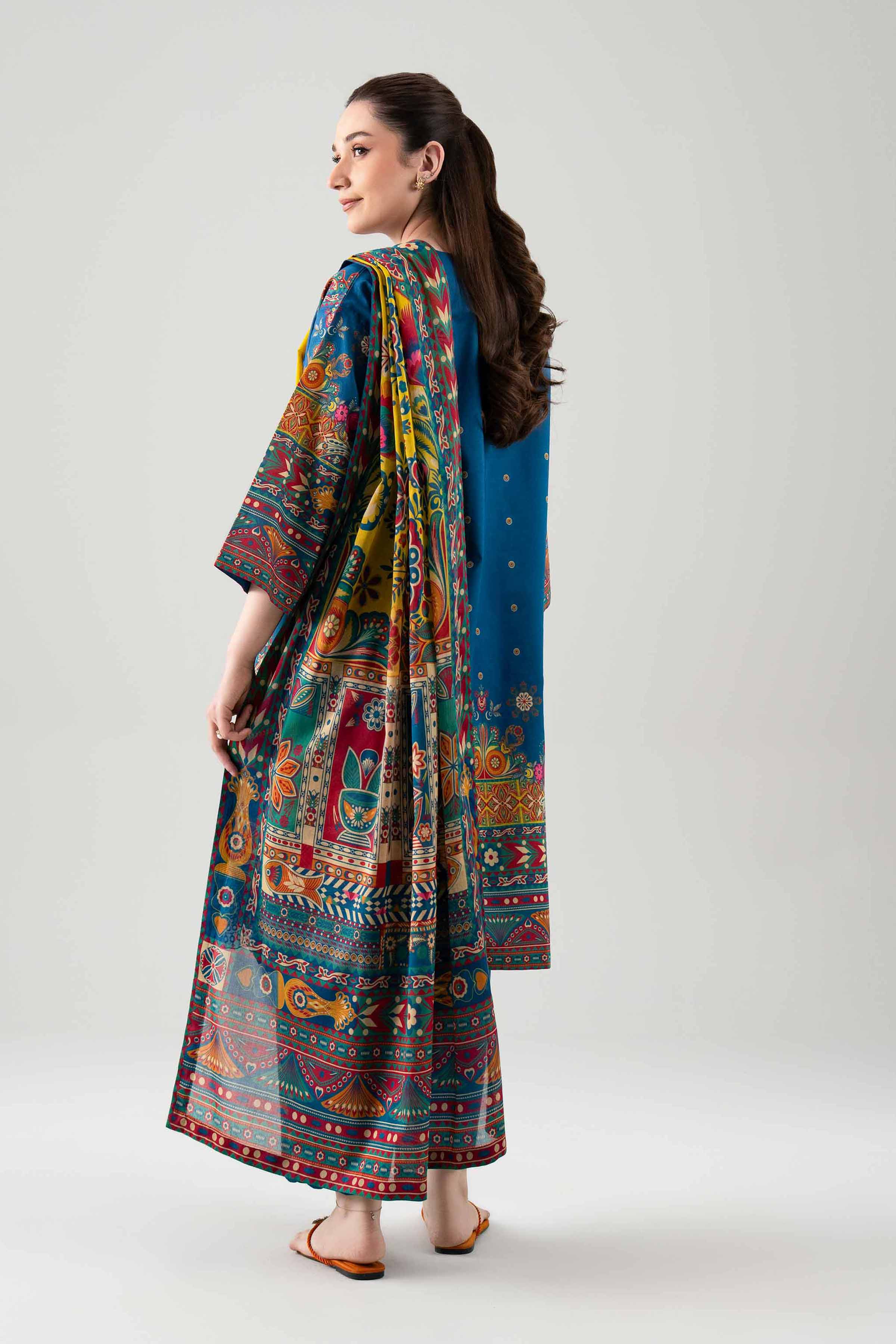 3 Piece - Digital Printed Embroidered Suit - 42601104 for Women - Unstitched Collection | Nishat | Shop Online