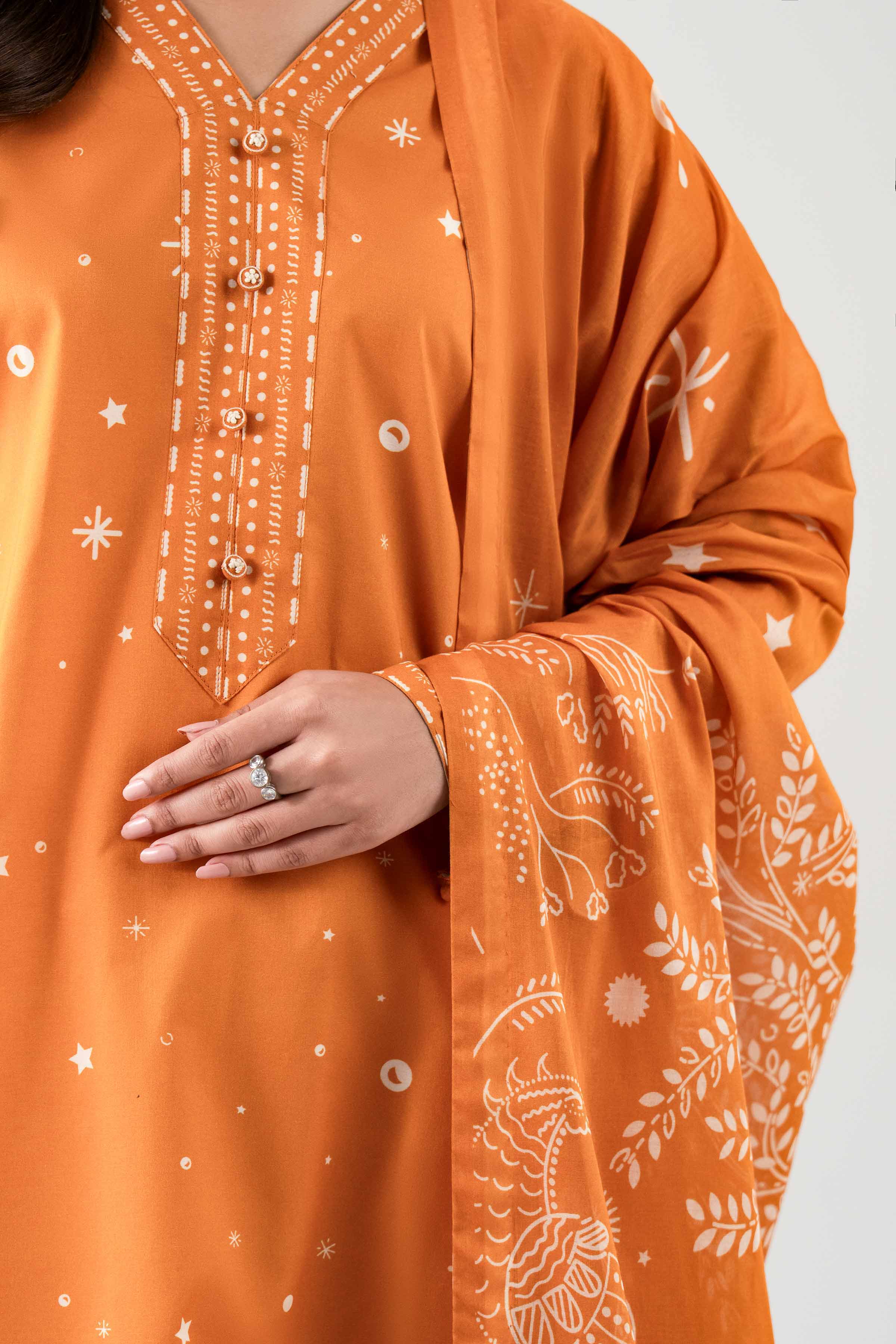 3 Piece - Digital Printed Suit - 42601111