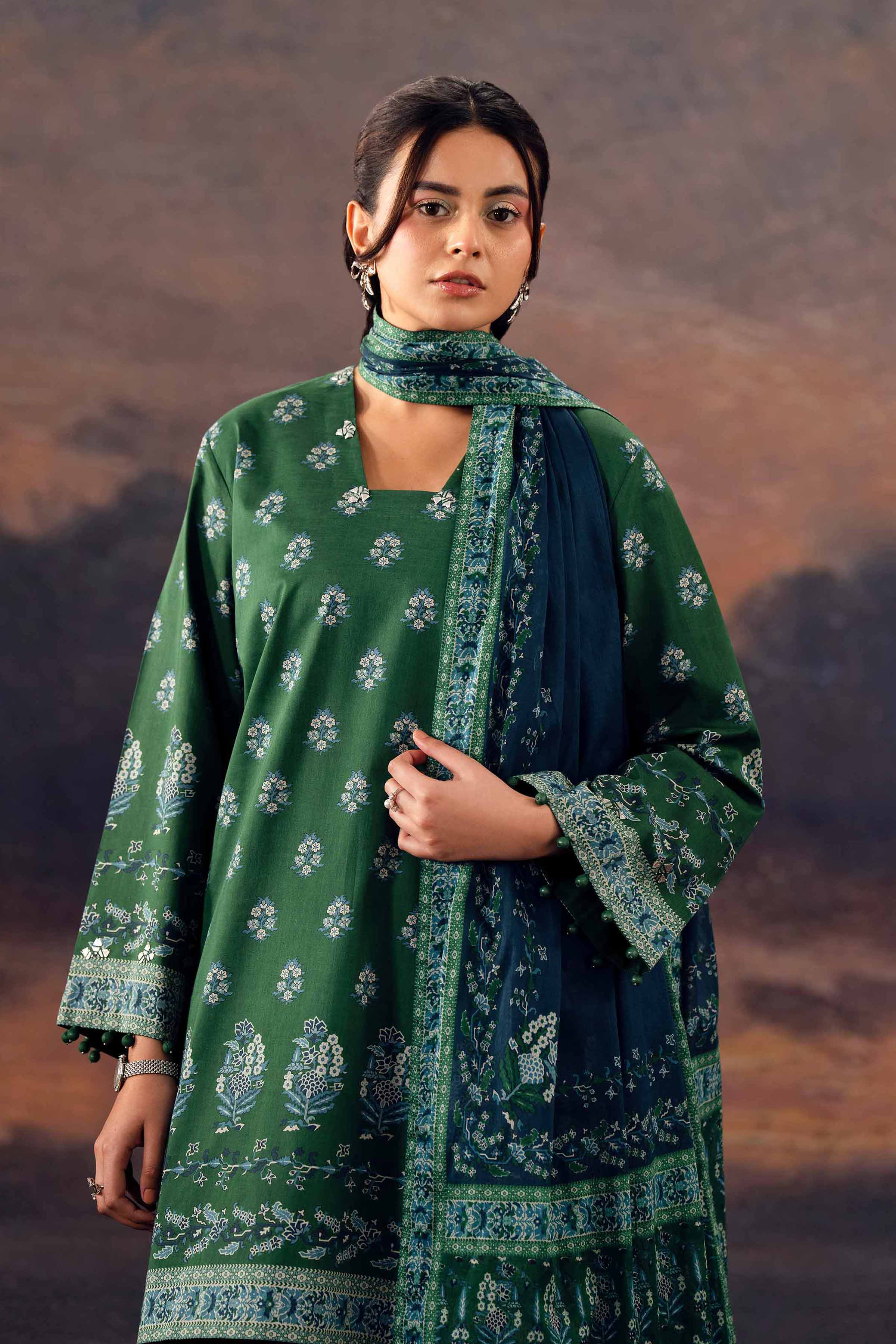 3 Piece - Digital Printed Suit - 42601114 for Women - Unstitched Collection | Nishat | Shop Online