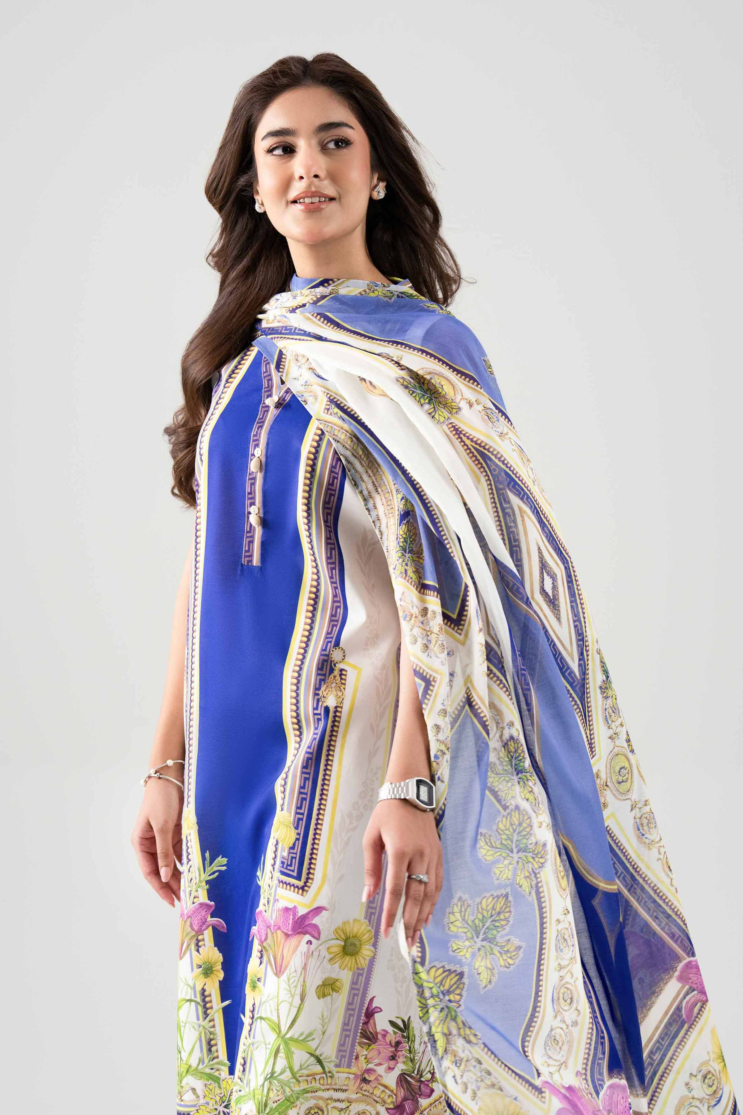 3 Piece - Digital Printed Suit - 42601116 for Women - Unstitched Collection | Nishat | Shop Online