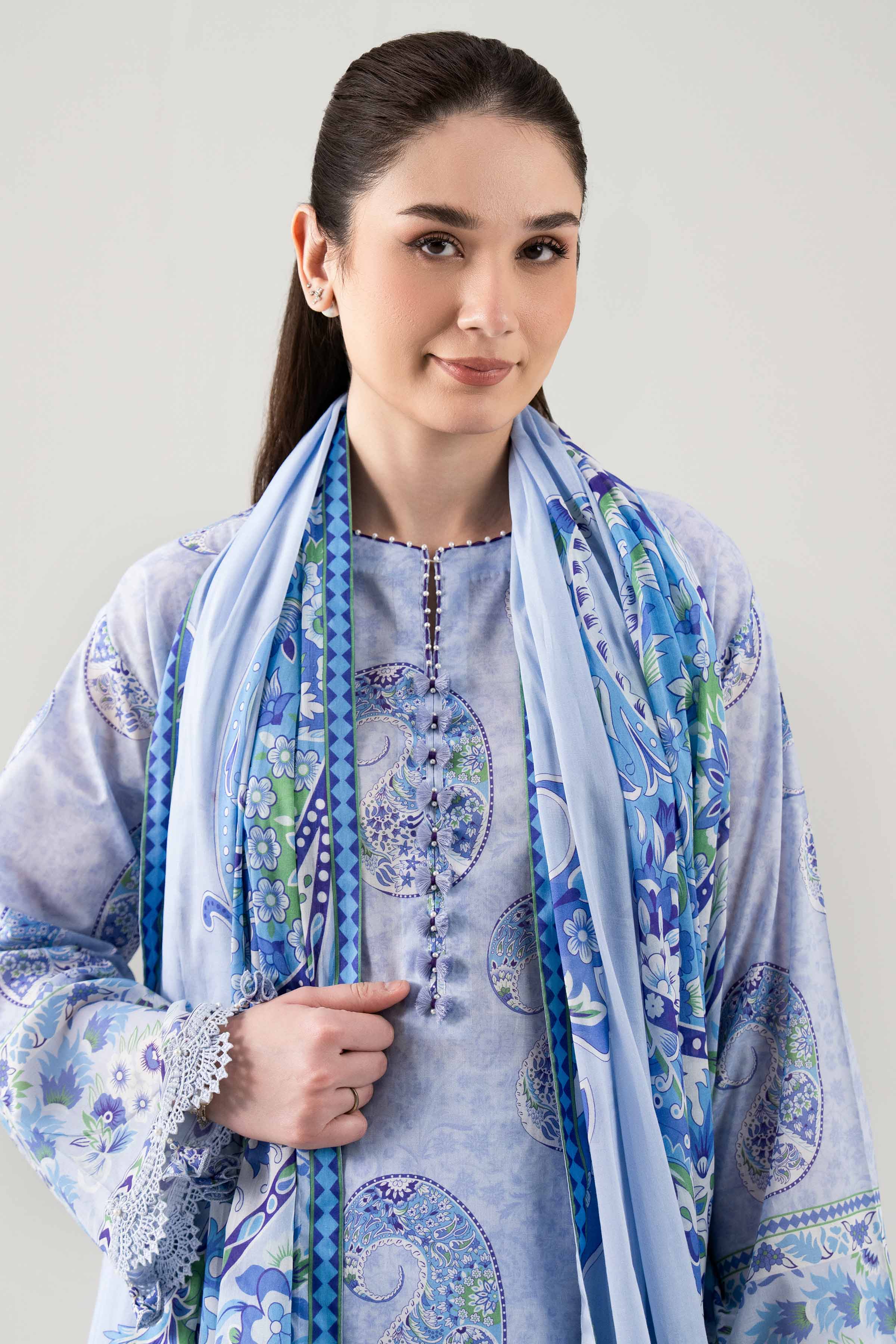 3 Piece - Digital Printed Suit - 42601117 for Women - Unstitched Collection | Nishat | Shop Online