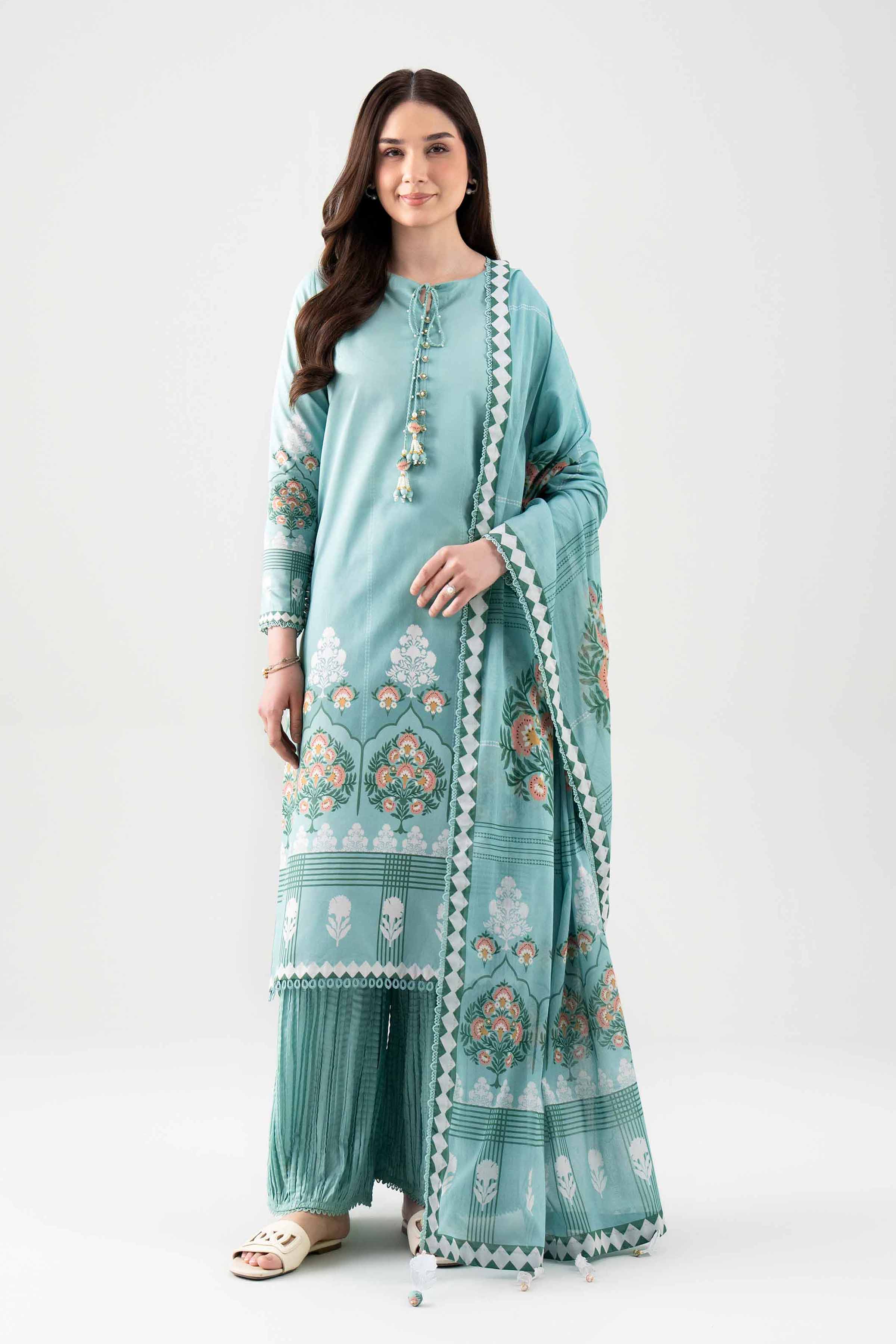 3 Piece - Digital Printed Suit - 42601118 for Women - Unstitched Collection | Nishat | Shop Online