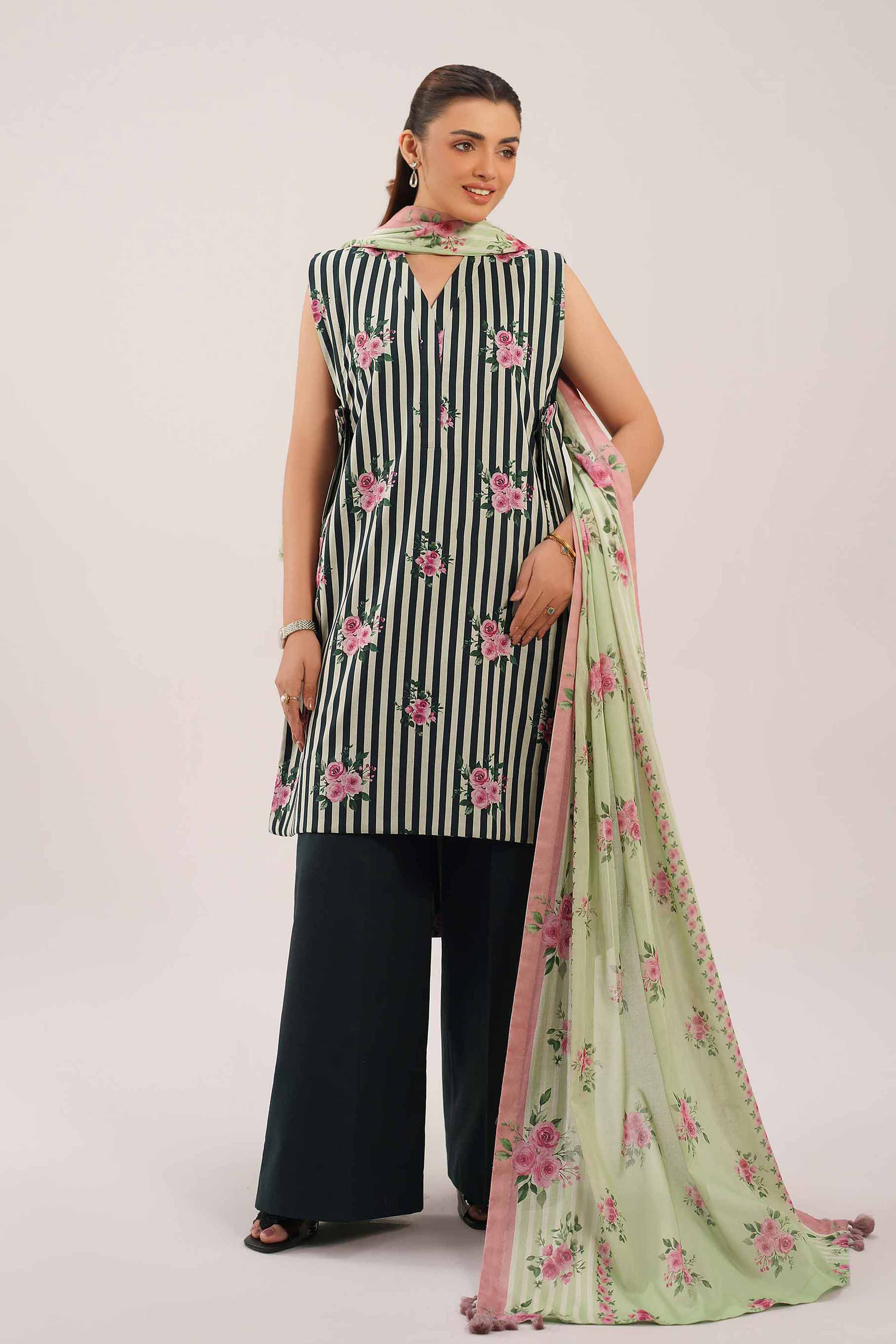 3 Piece - Printed Suit - 42601123