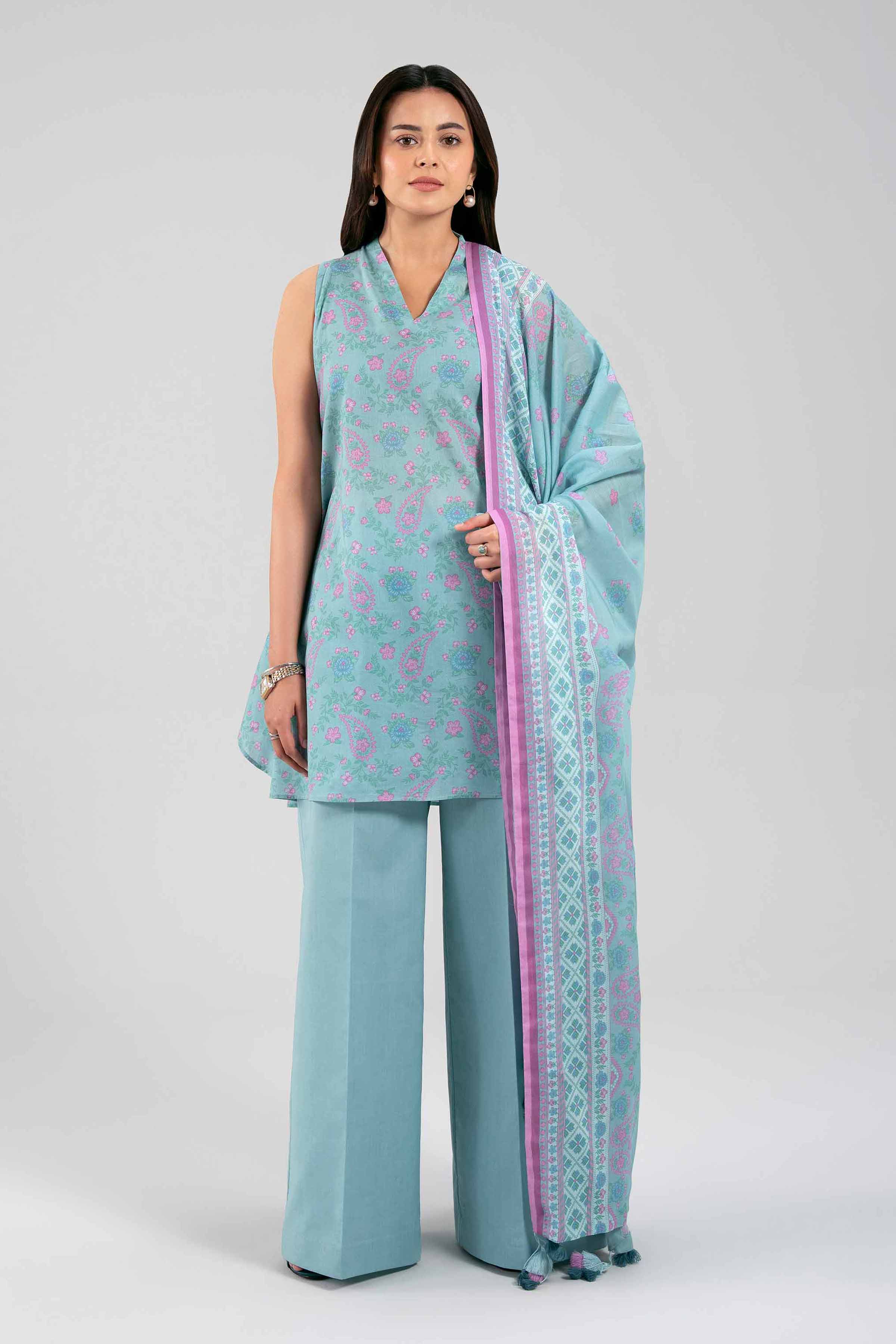 3 Piece - Printed Suit - 42601131