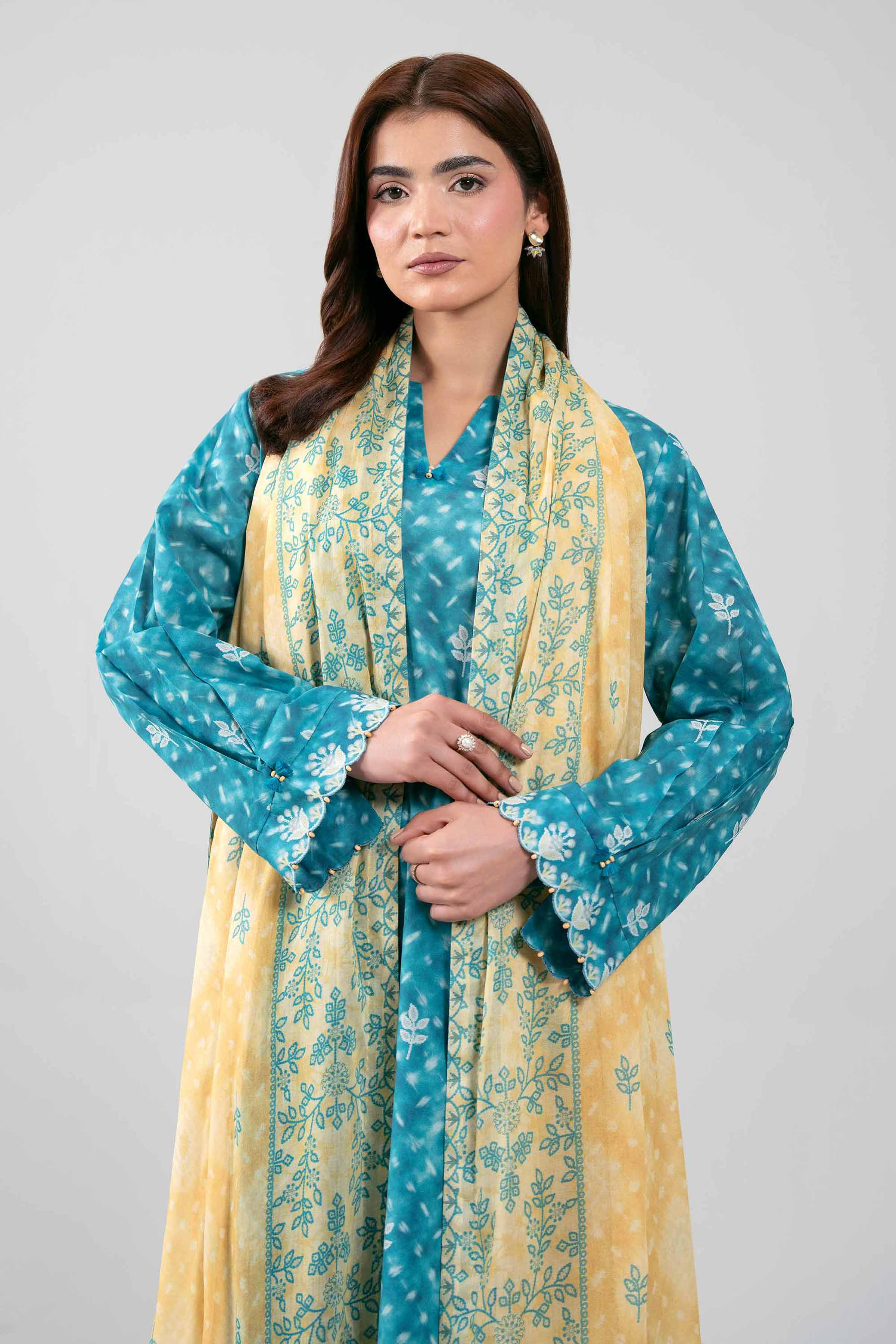 3 Piece - Printed Suit - 42601134 for Women - Unstitched Collection | Nishat | Shop Online