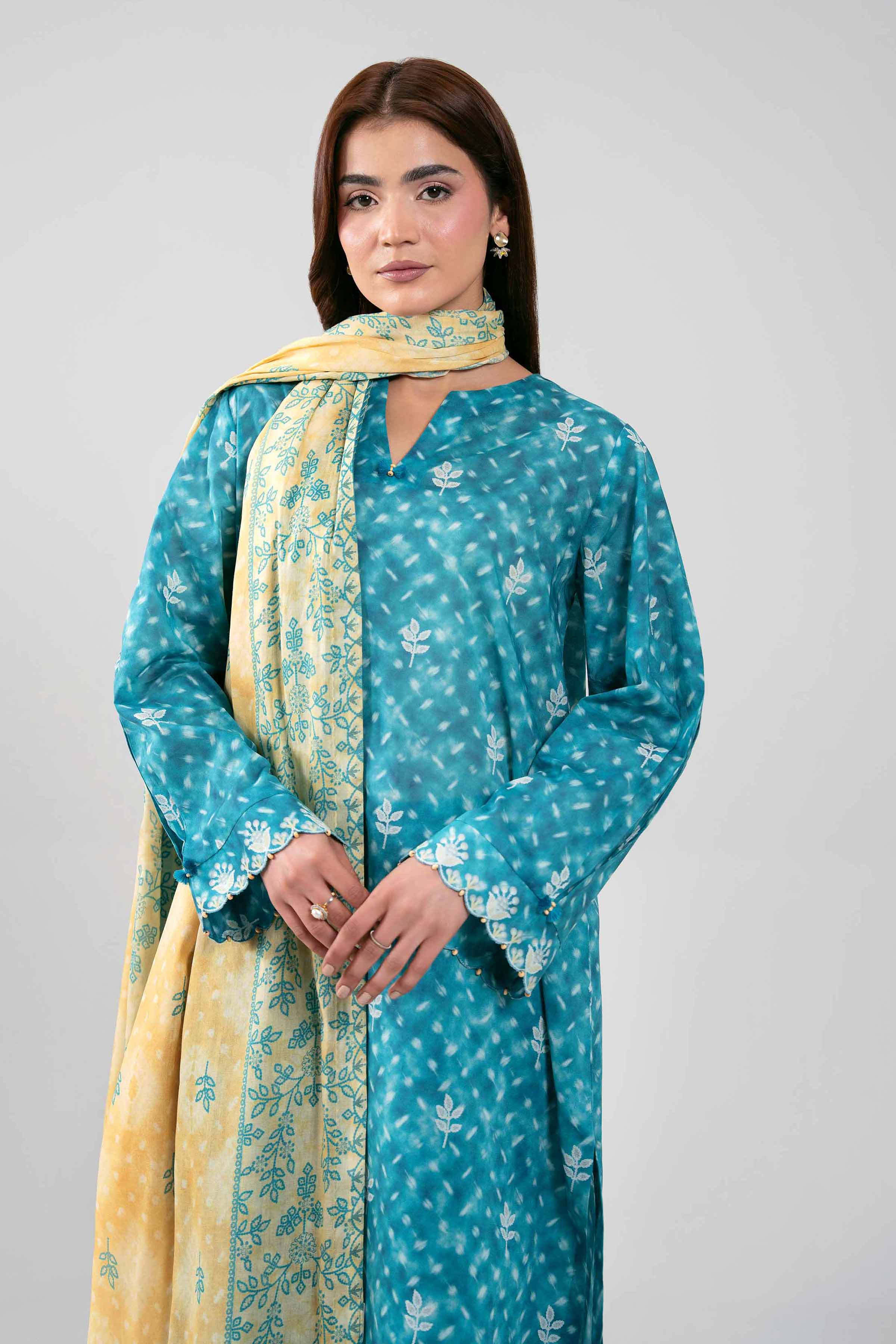 3 Piece - Printed Suit - 42601134 for Women - Unstitched Collection | Nishat | Shop Online
