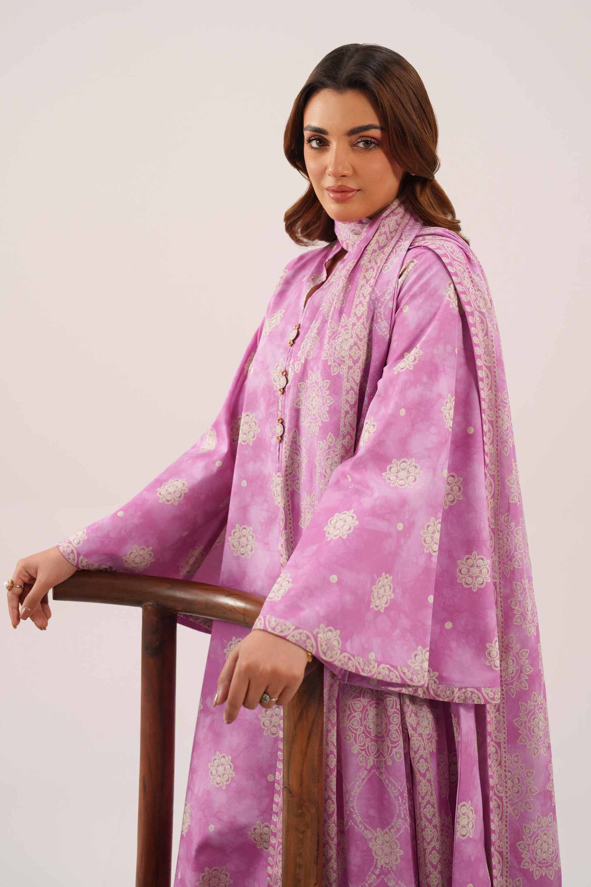 3 Piece - Printed Suit - 42601135 for Women - Unstitched Collection | Nishat | Shop Online