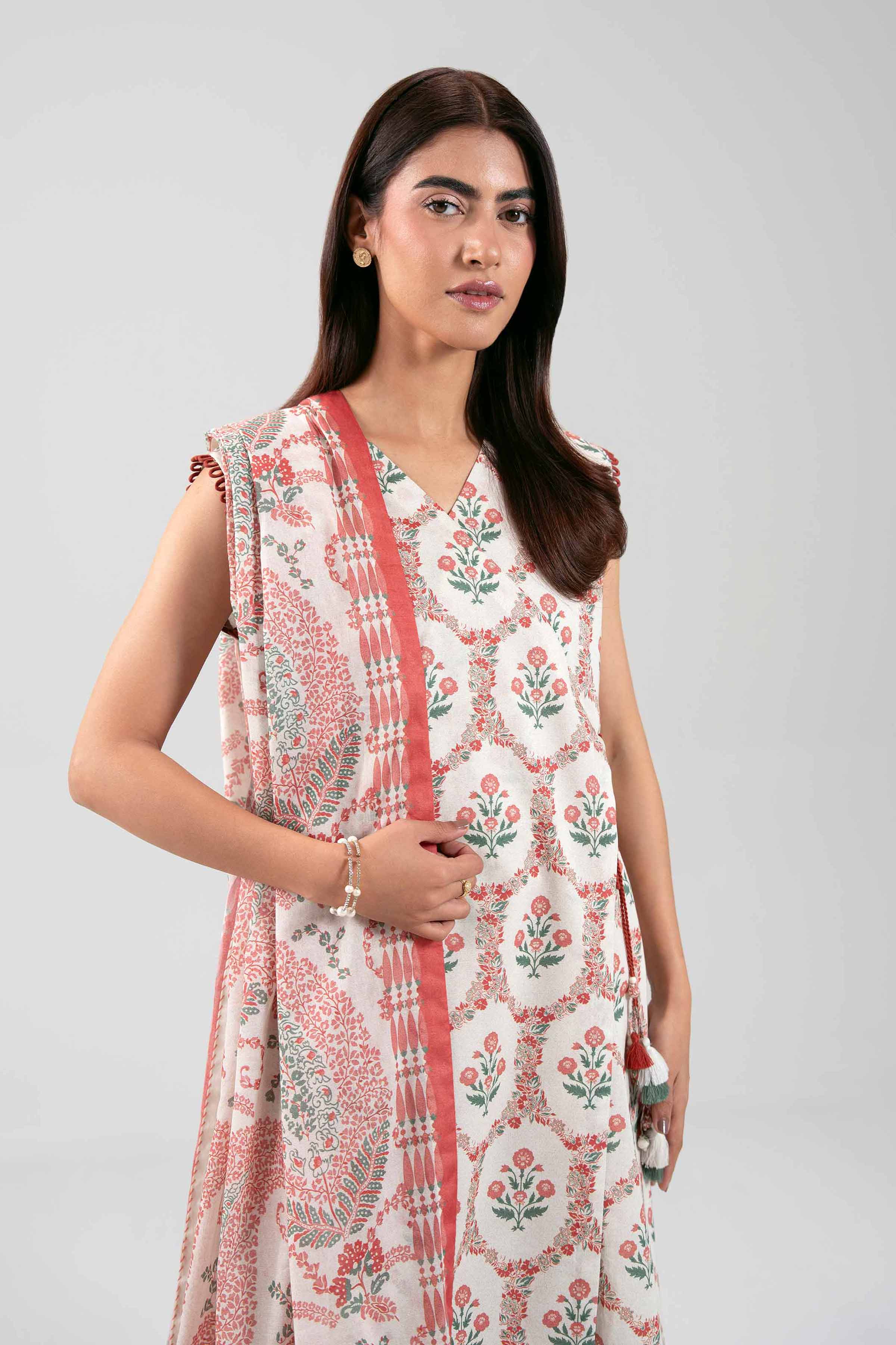 3 Piece - Printed Suit - 42601138 for Women - Unstitched Collection | Nishat | Shop Online