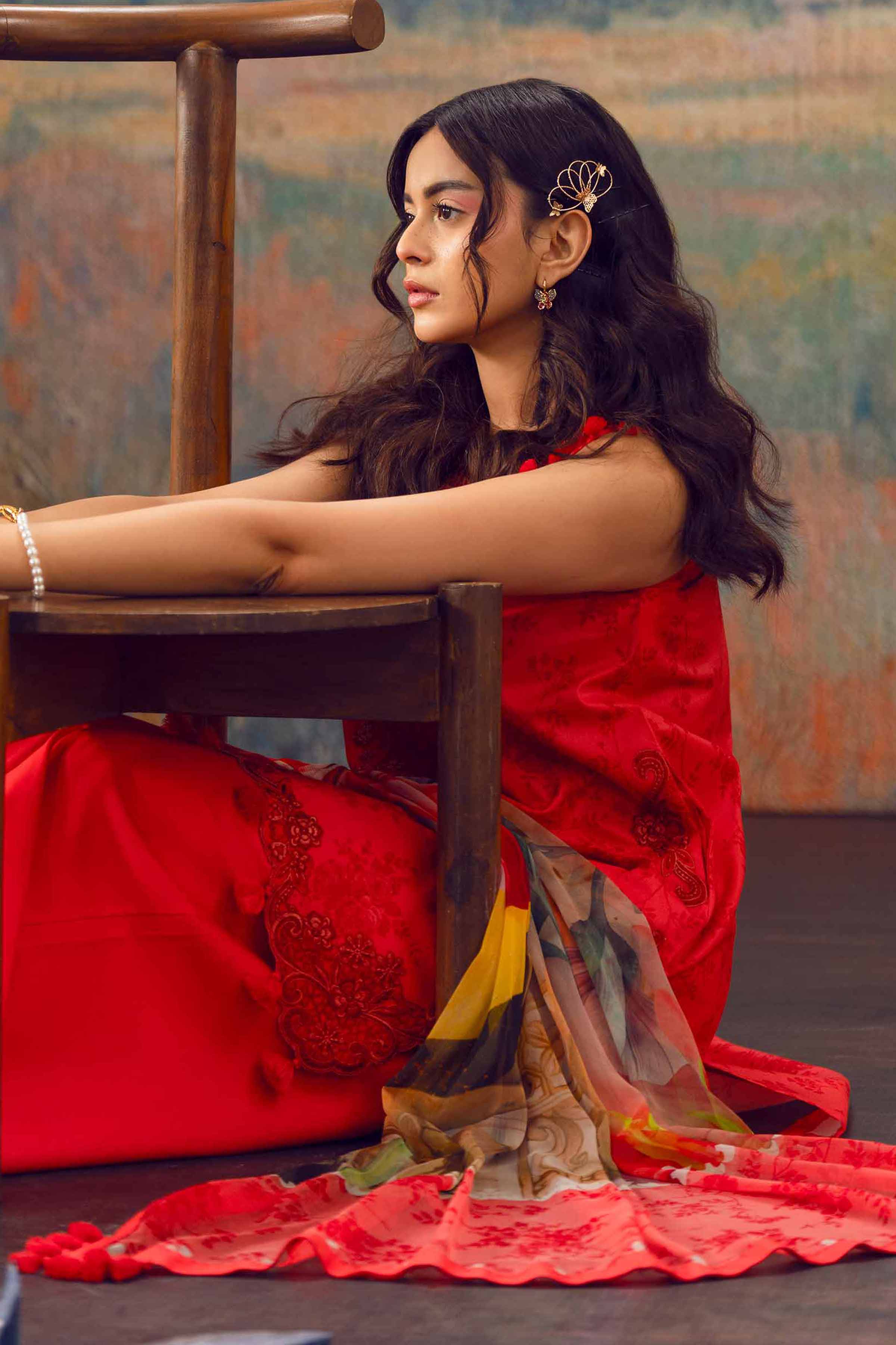 3 Piece - Digital Printed Embroidered Suit - 42601150 for Women - Unstitched Collection | Nishat | Shop Online