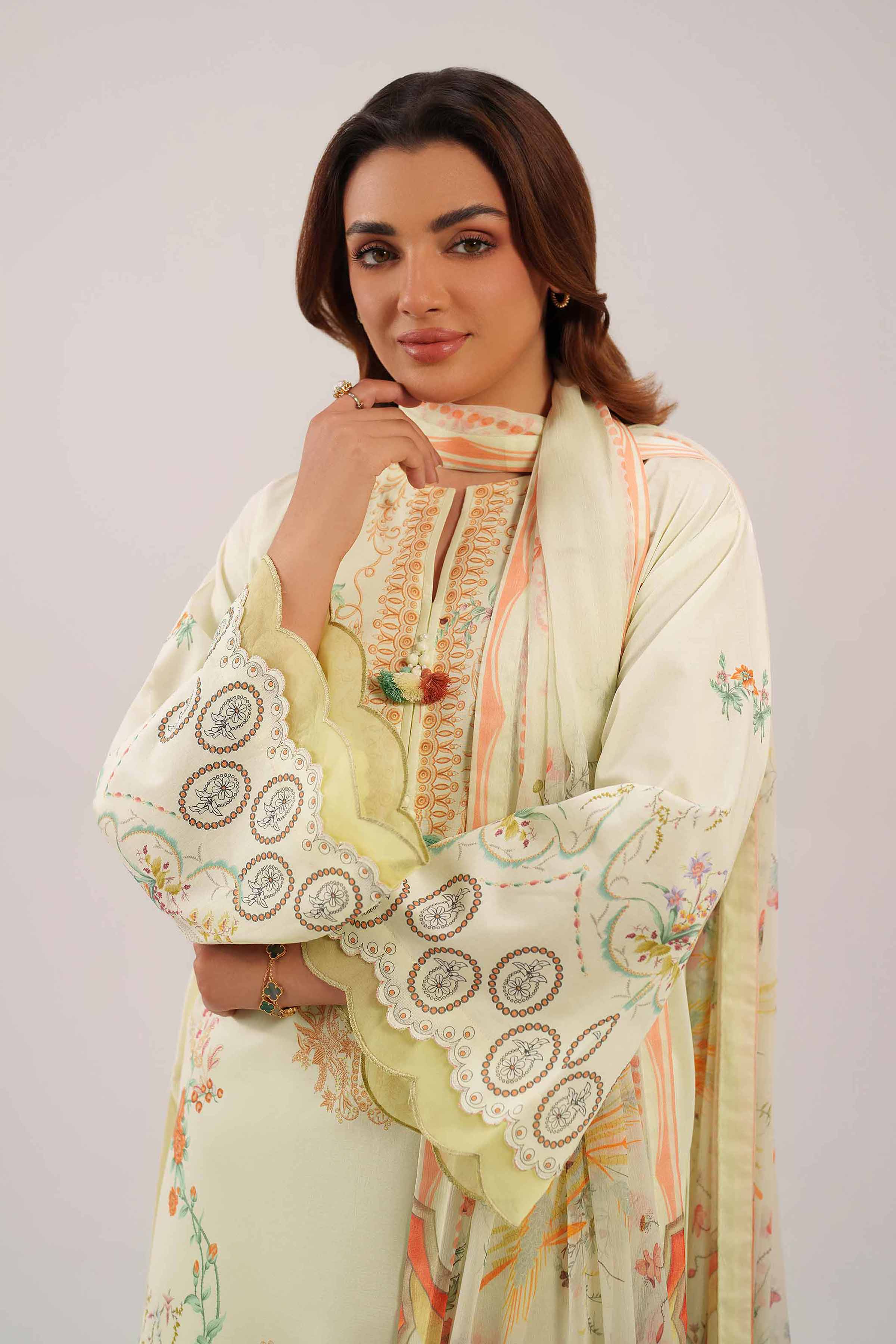 3 Piece - Digital Printed Suit - 42601151 for Women - Unstitched Collection | Nishat | Shop Online