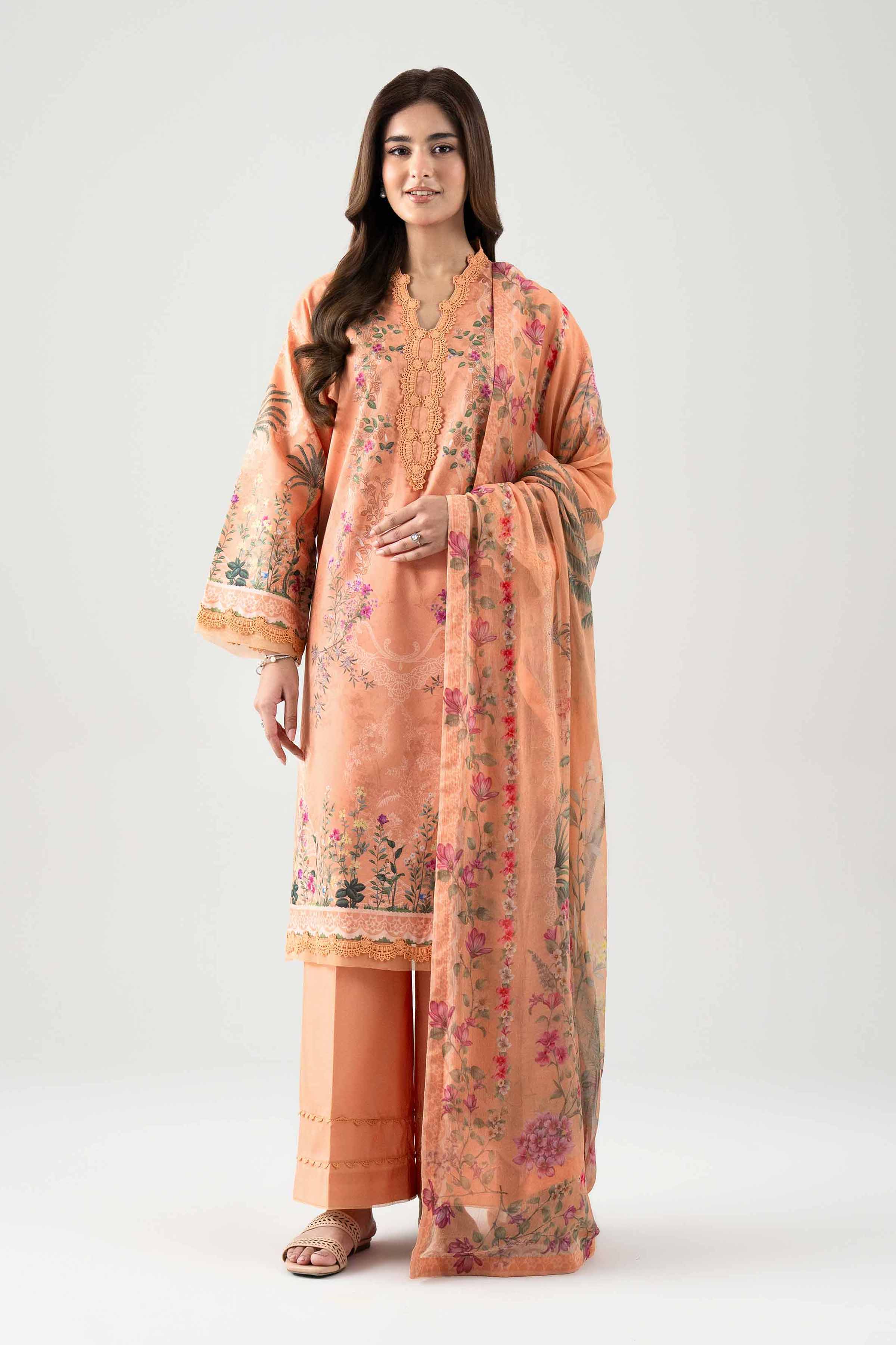 3 Piece - Digital Printed Suit - 42601152 for Women - Unstitched Collection | Nishat | Shop Online
