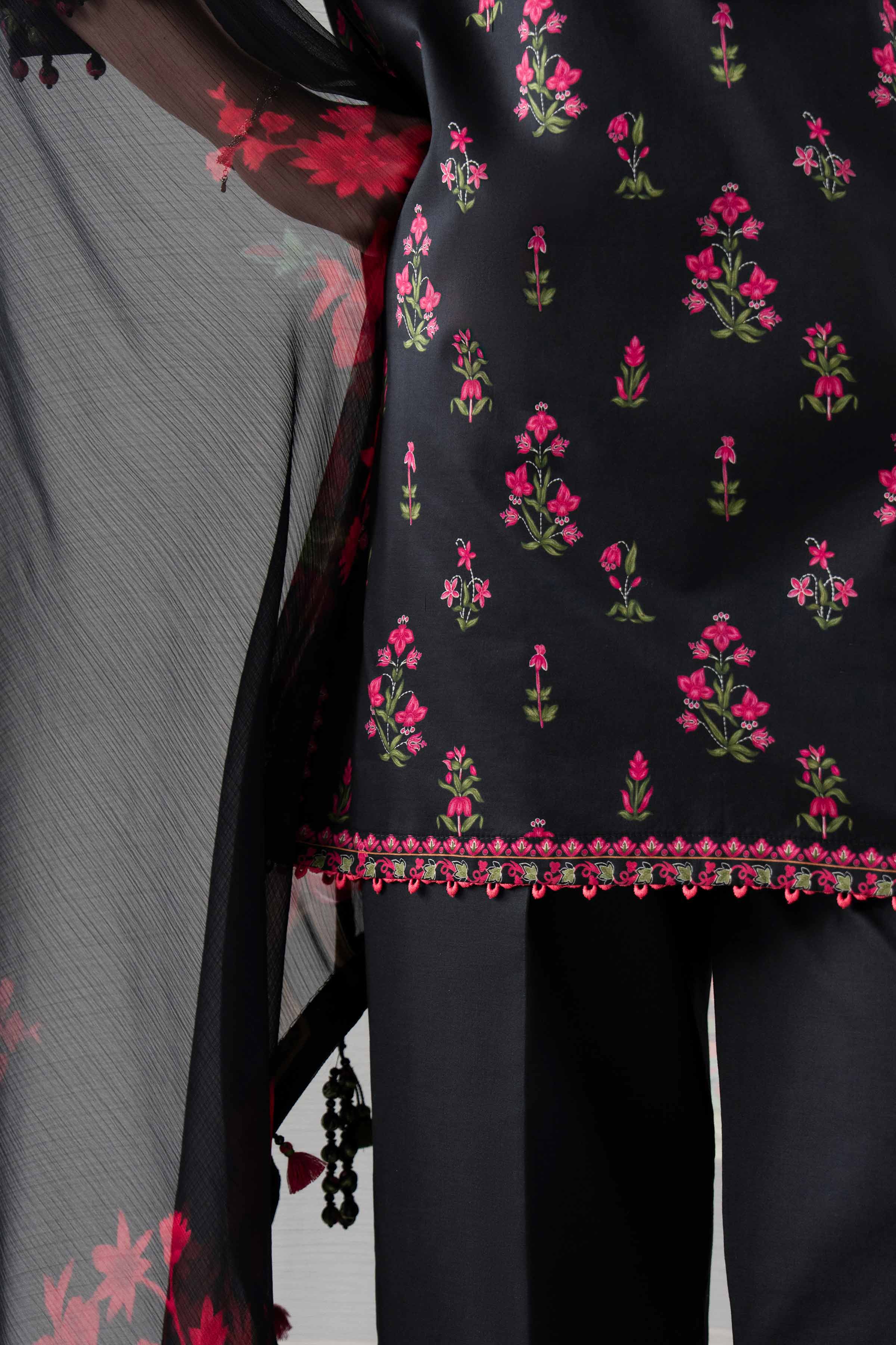 3 Piece - Digital Printed Suit - 42601153 for Women - Unstitched Collection | Nishat | Shop Online