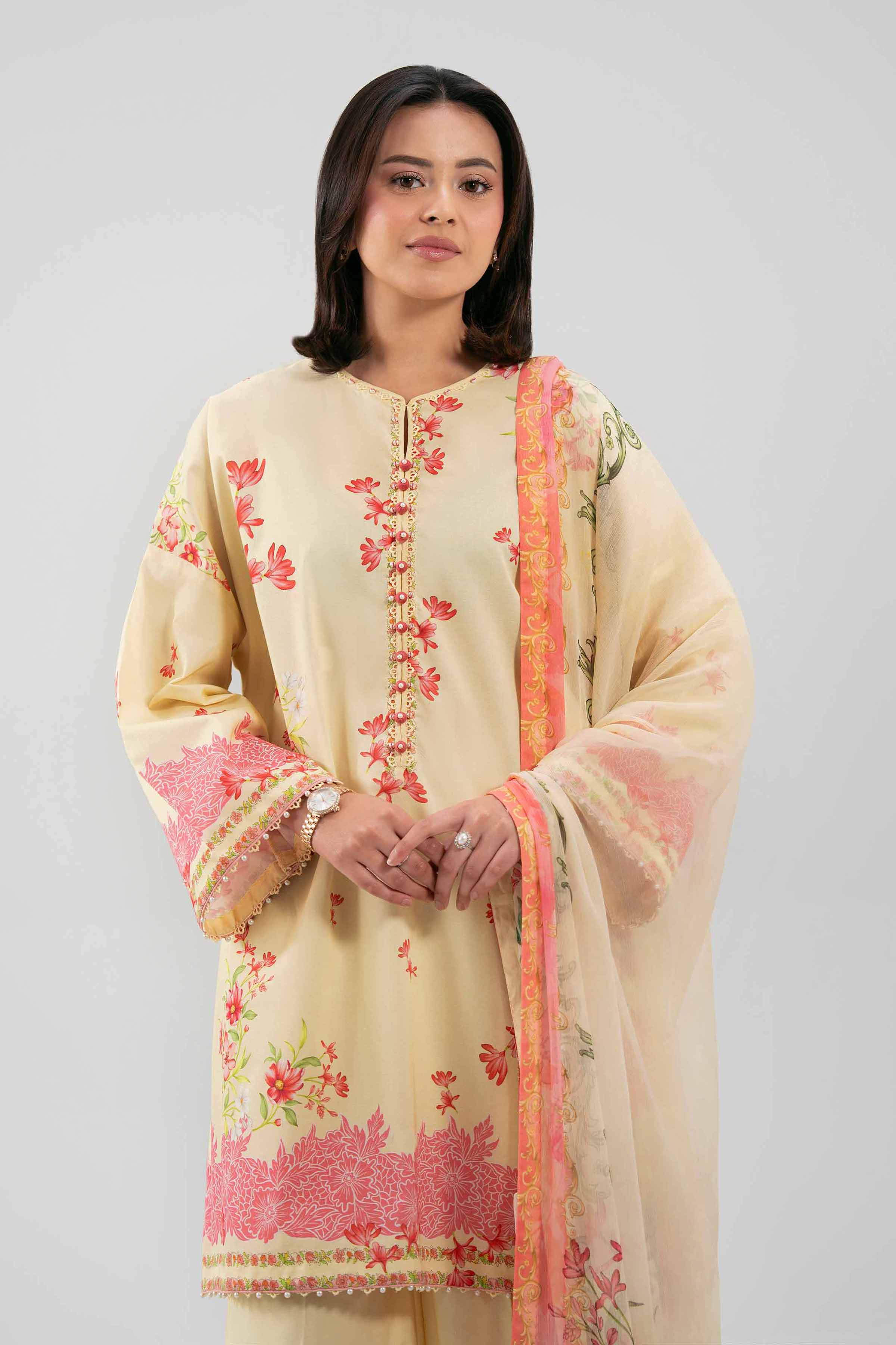 3 Piece - Digital Printed Suit - 42601155