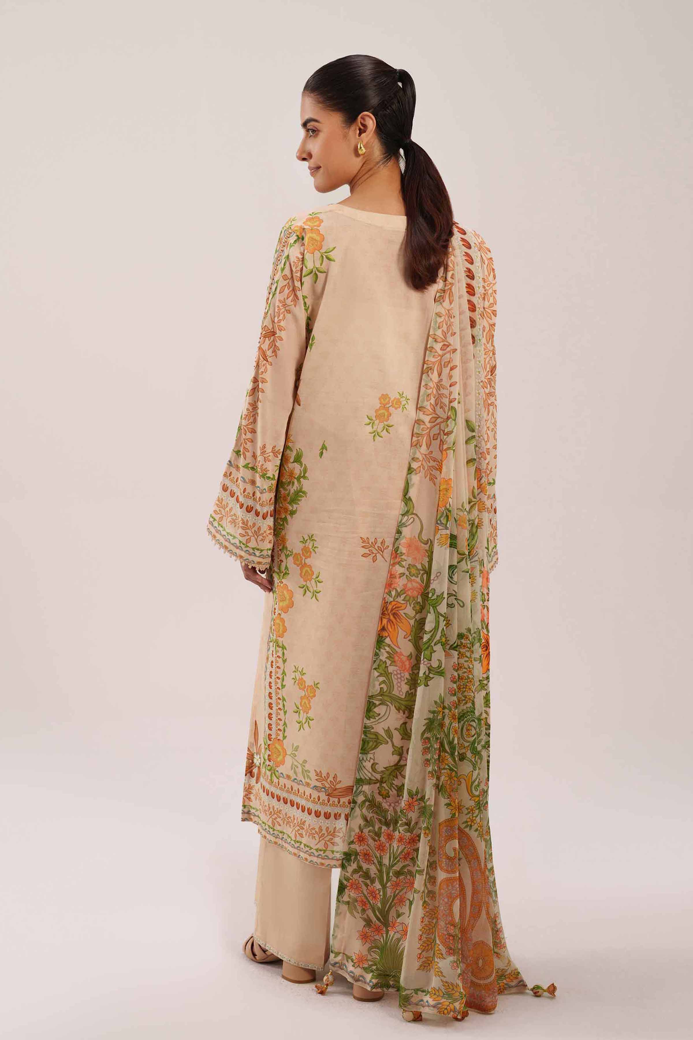 3 Piece - Digital Printed Suit - 42601157 for Women - Unstitched Collection | Nishat | Shop Online