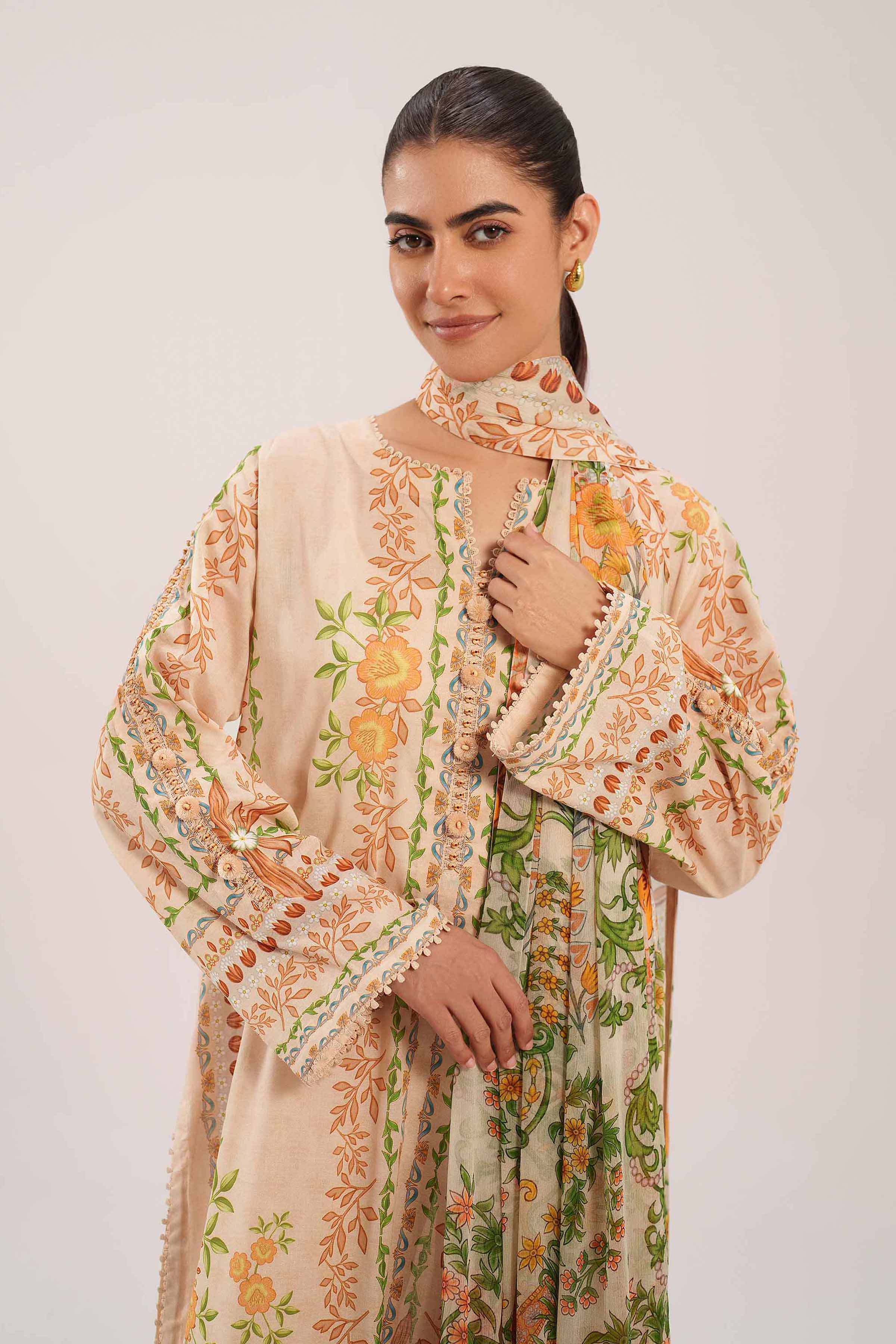 3 Piece - Digital Printed Suit - 42601157