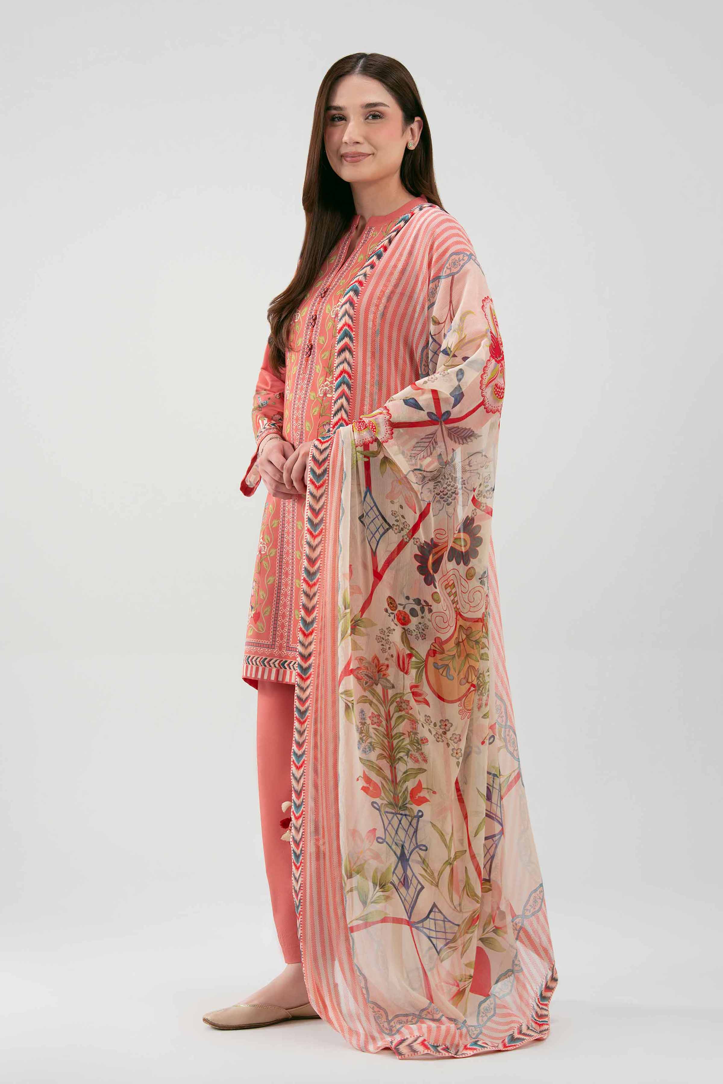 3 Piece - Digital Printed Suit - 42601158