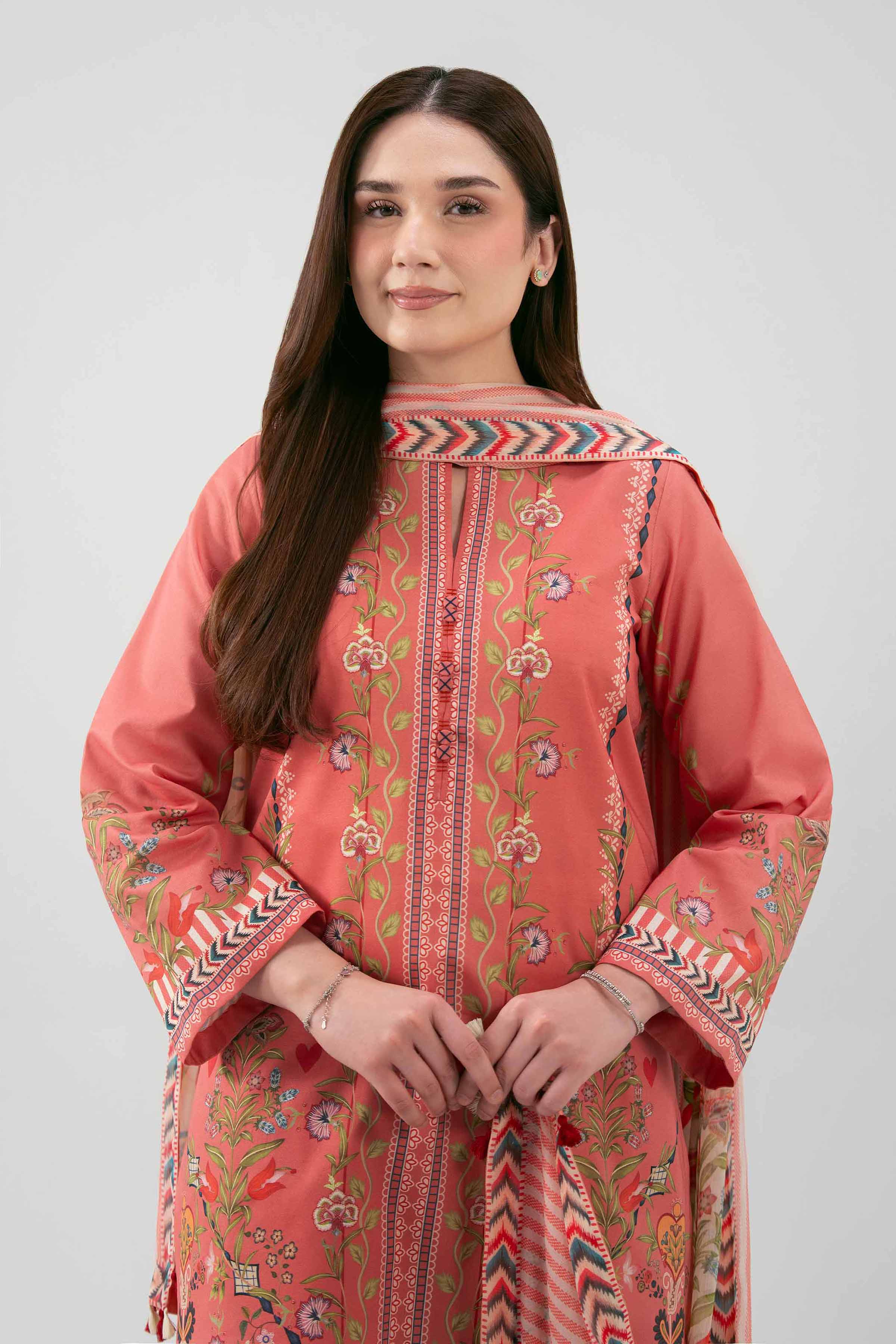 3 Piece - Digital Printed Suit - 42601158