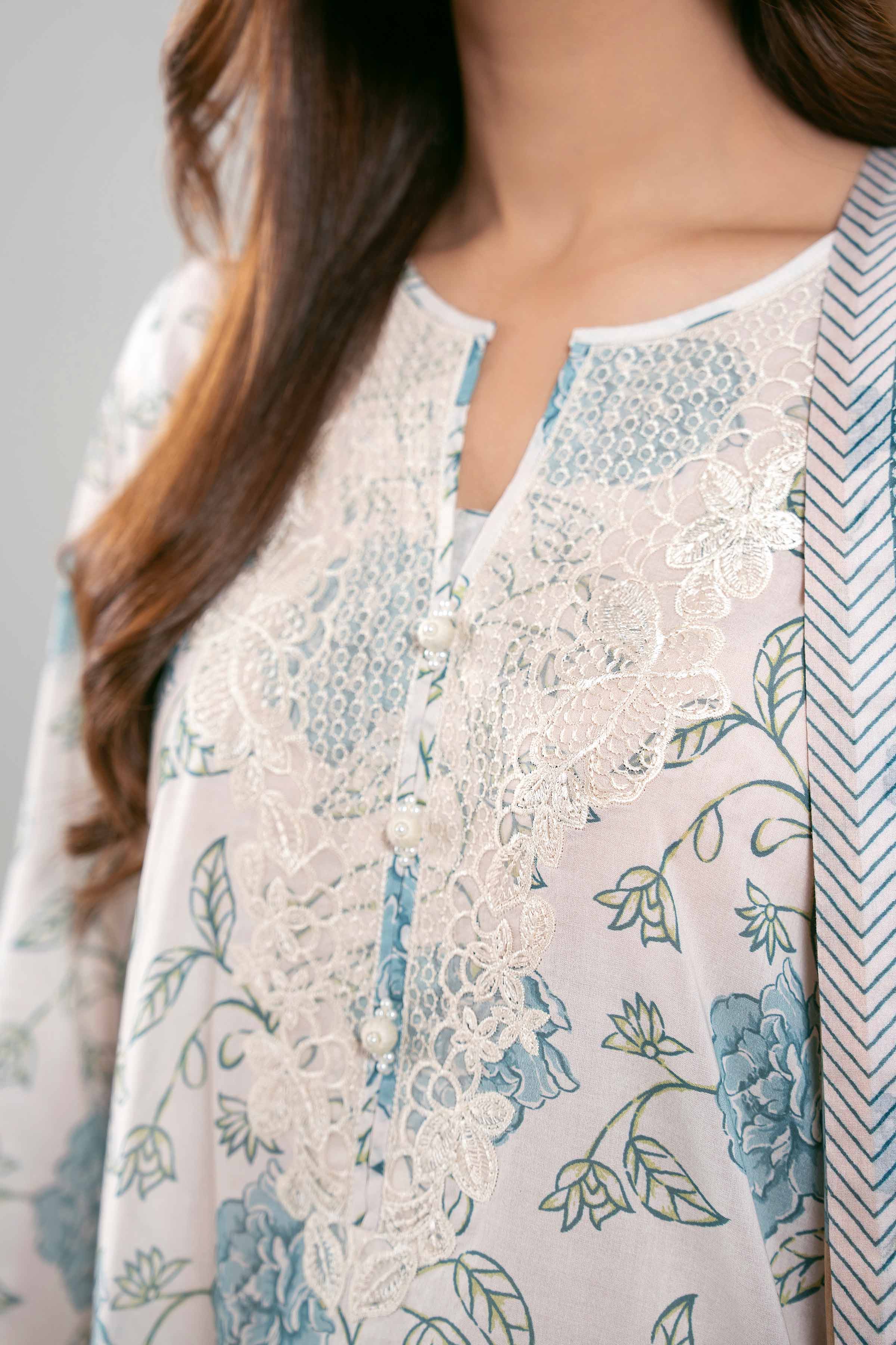 3 Piece - Printed Embroidered Suit - 42601166 for Women - Unstitched Collection | Nishat | Shop Online