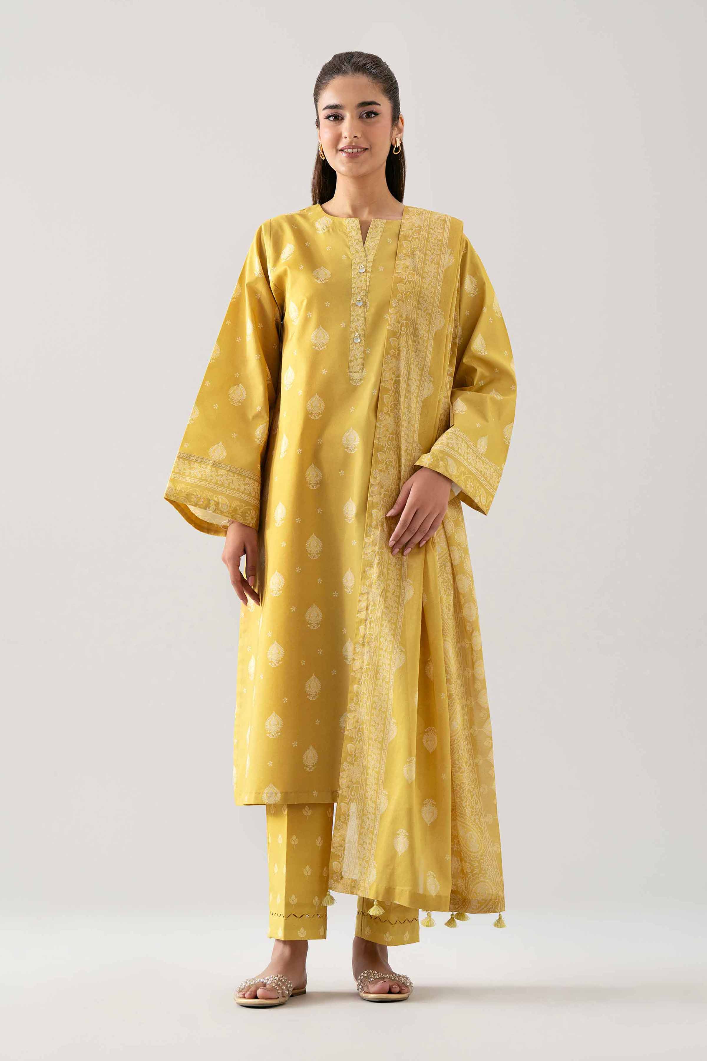 3 Piece - Printed Suit - 42601172 for Women - Unstitched Collection | Nishat | Shop Online