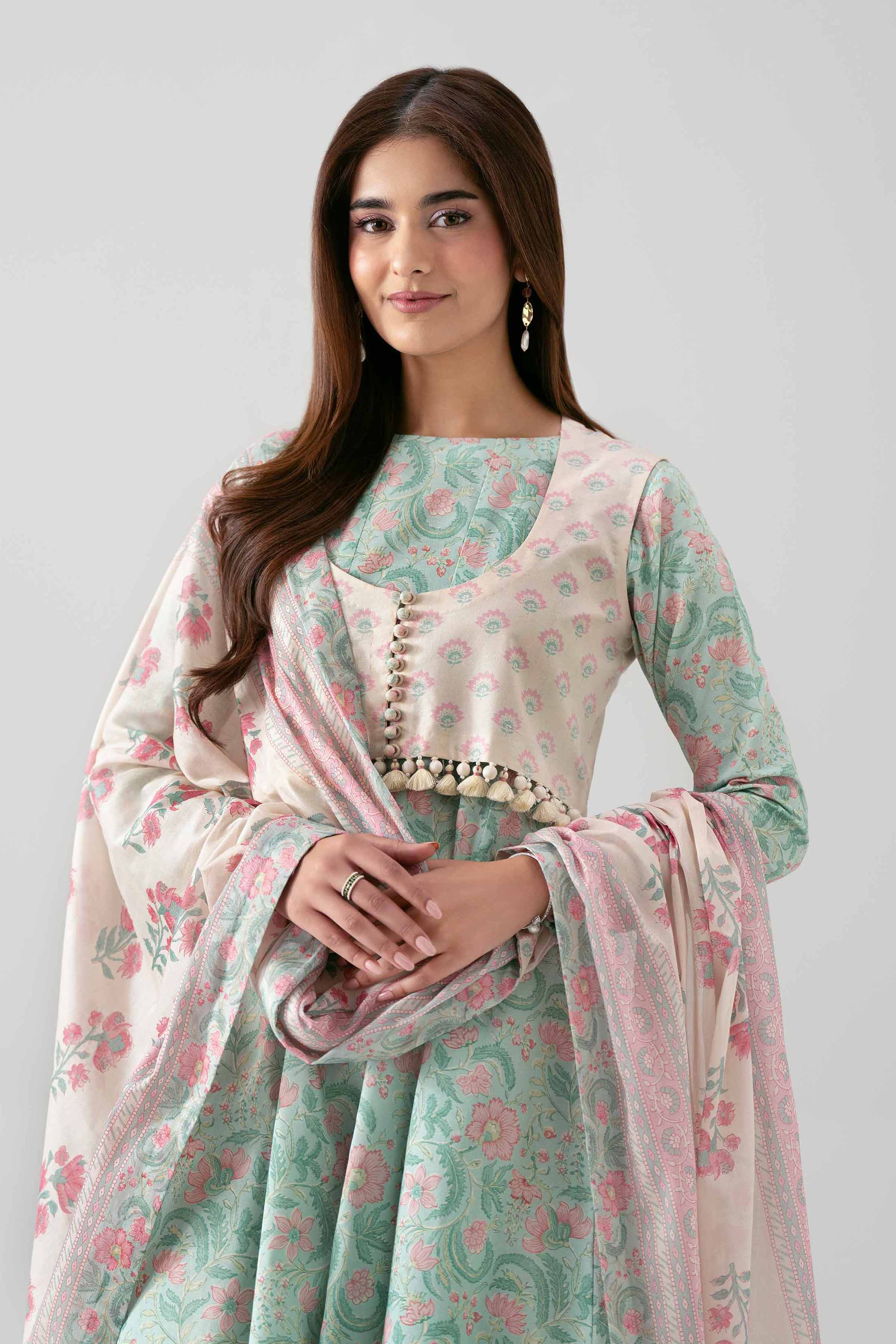 3 Piece - Printed Suit - 42601178 for Women - Unstitched Collection | Nishat | Shop Online