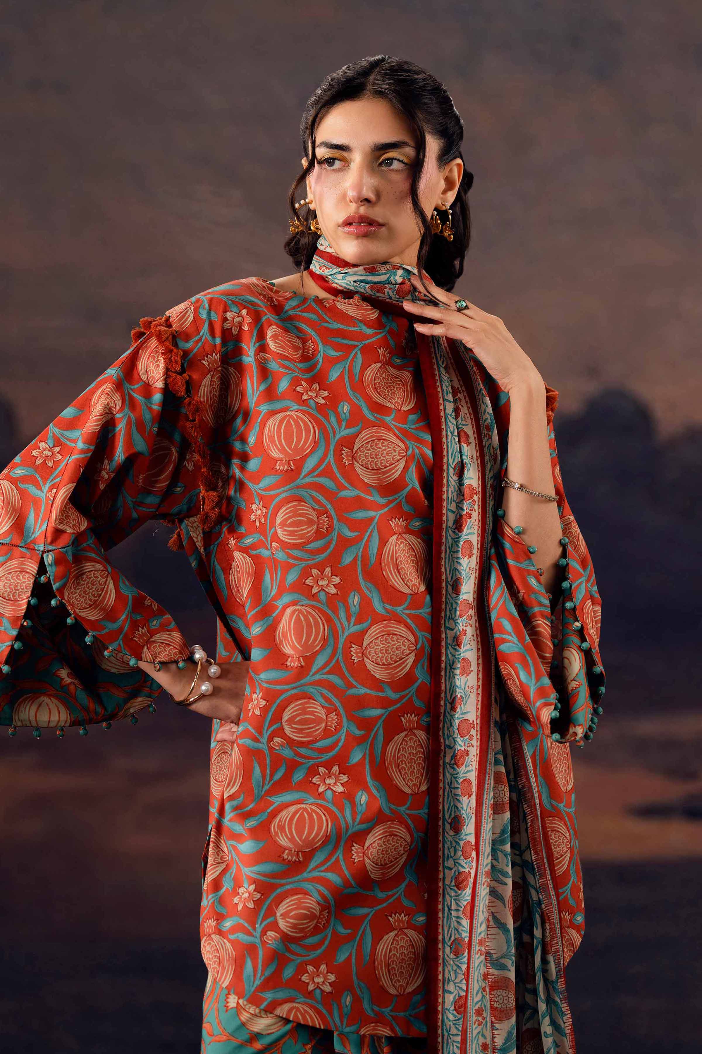 3 Piece - Printed Suit - 42601179 for Women - Unstitched Collection | Nishat | Shop Online