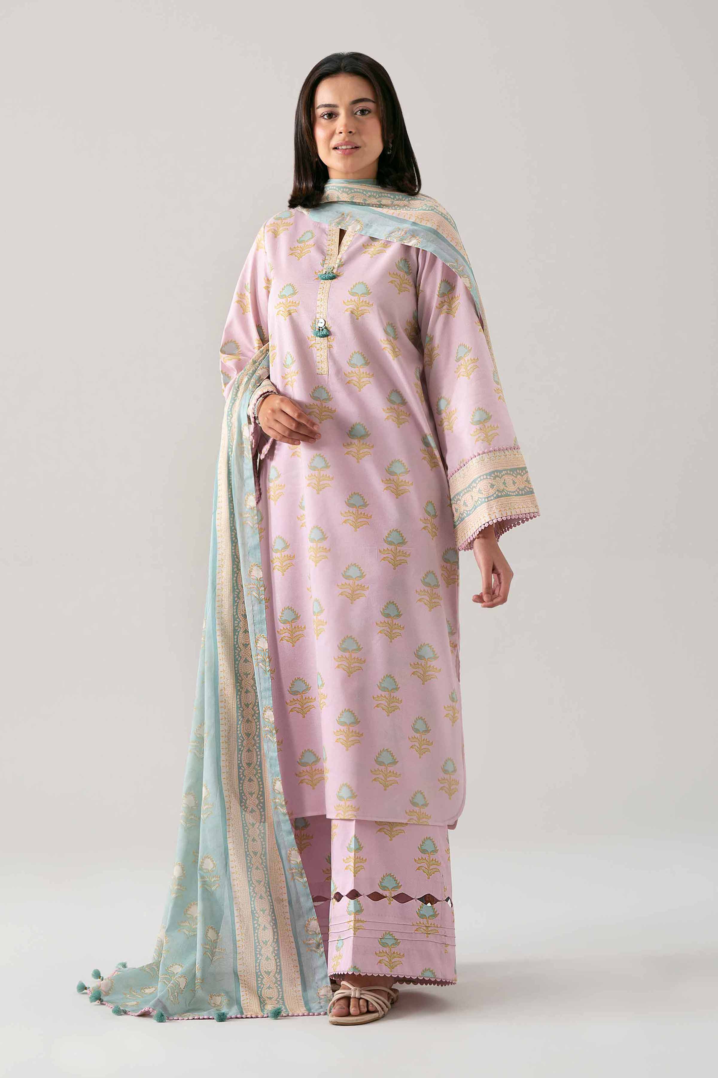 3 Piece - Printed Suit - 42601180 for Women - Unstitched Collection | Nishat | Shop Online