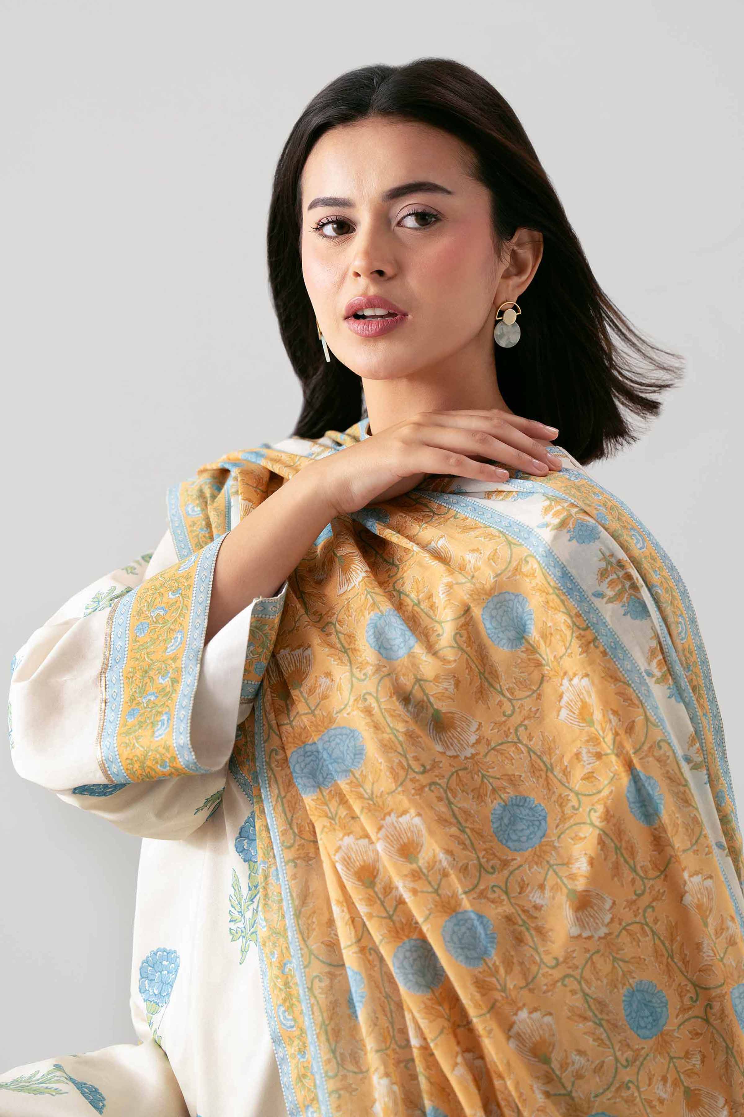 3 Piece - Printed Suit - 42601184 for Women - Unstitched Collection | Nishat | Shop Online