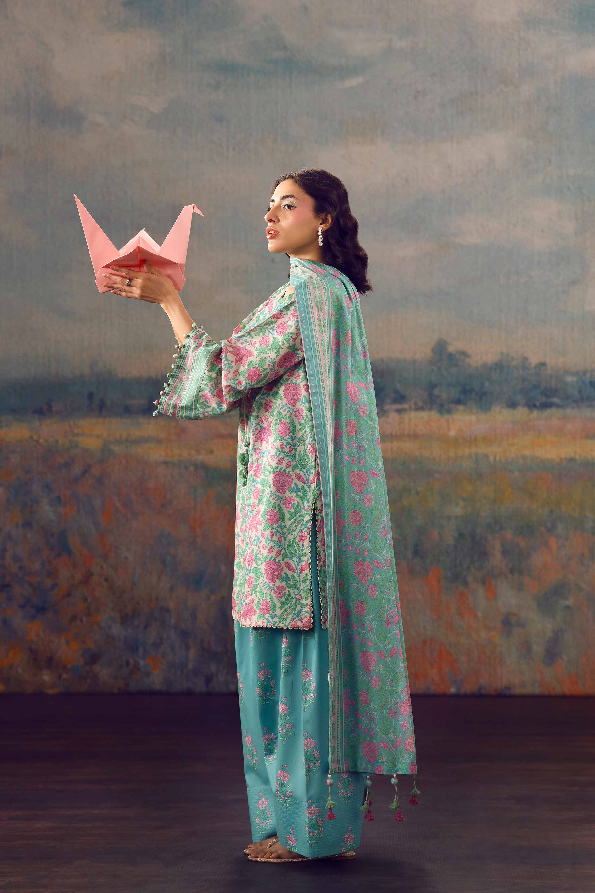 3 Piece - Printed Suit - 42601185 for Women - Unstitched Collection | Nishat | Shop Online