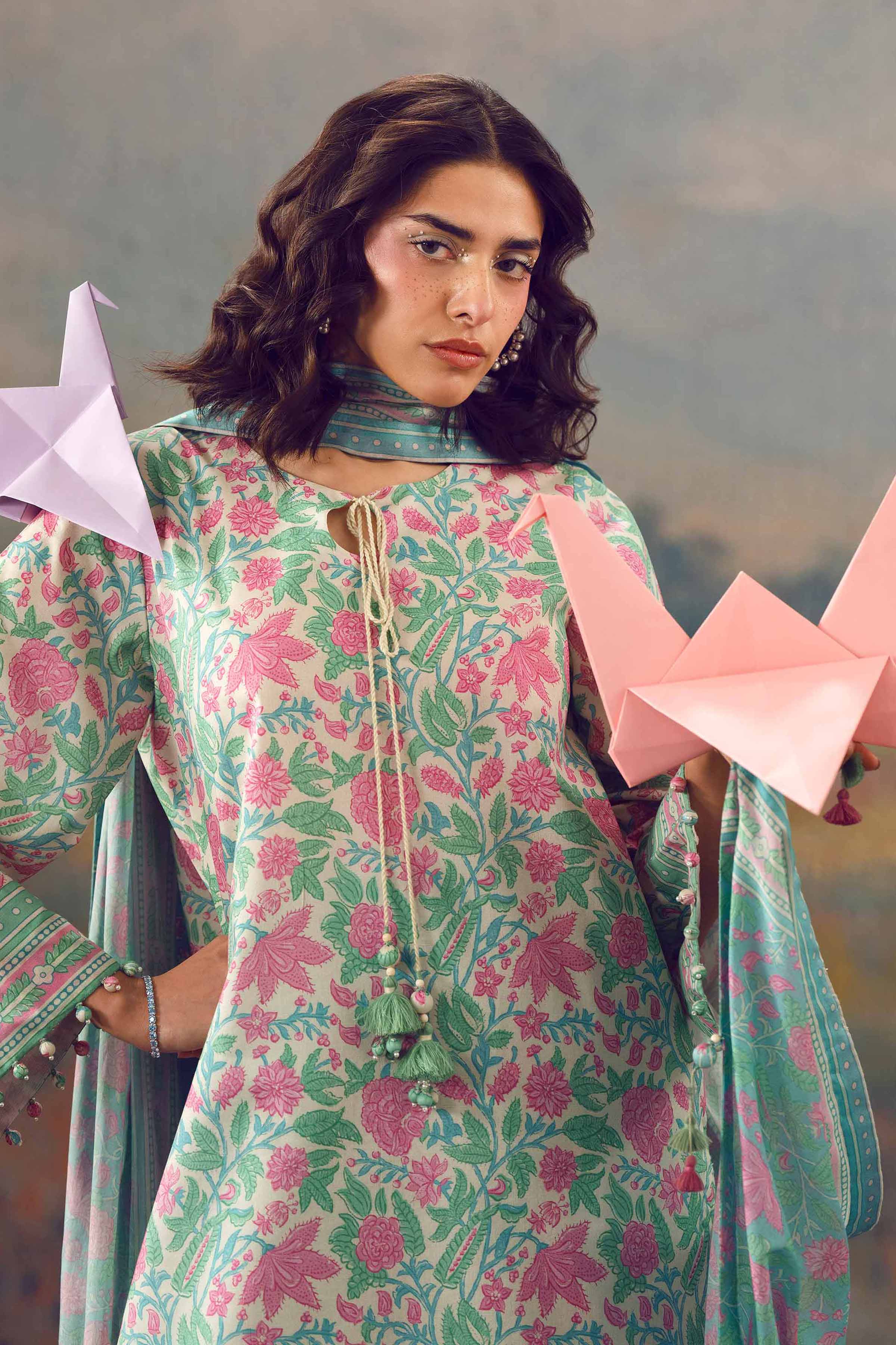 3 Piece - Printed Suit - 42601185 for Women - Unstitched Collection | Nishat | Shop Online