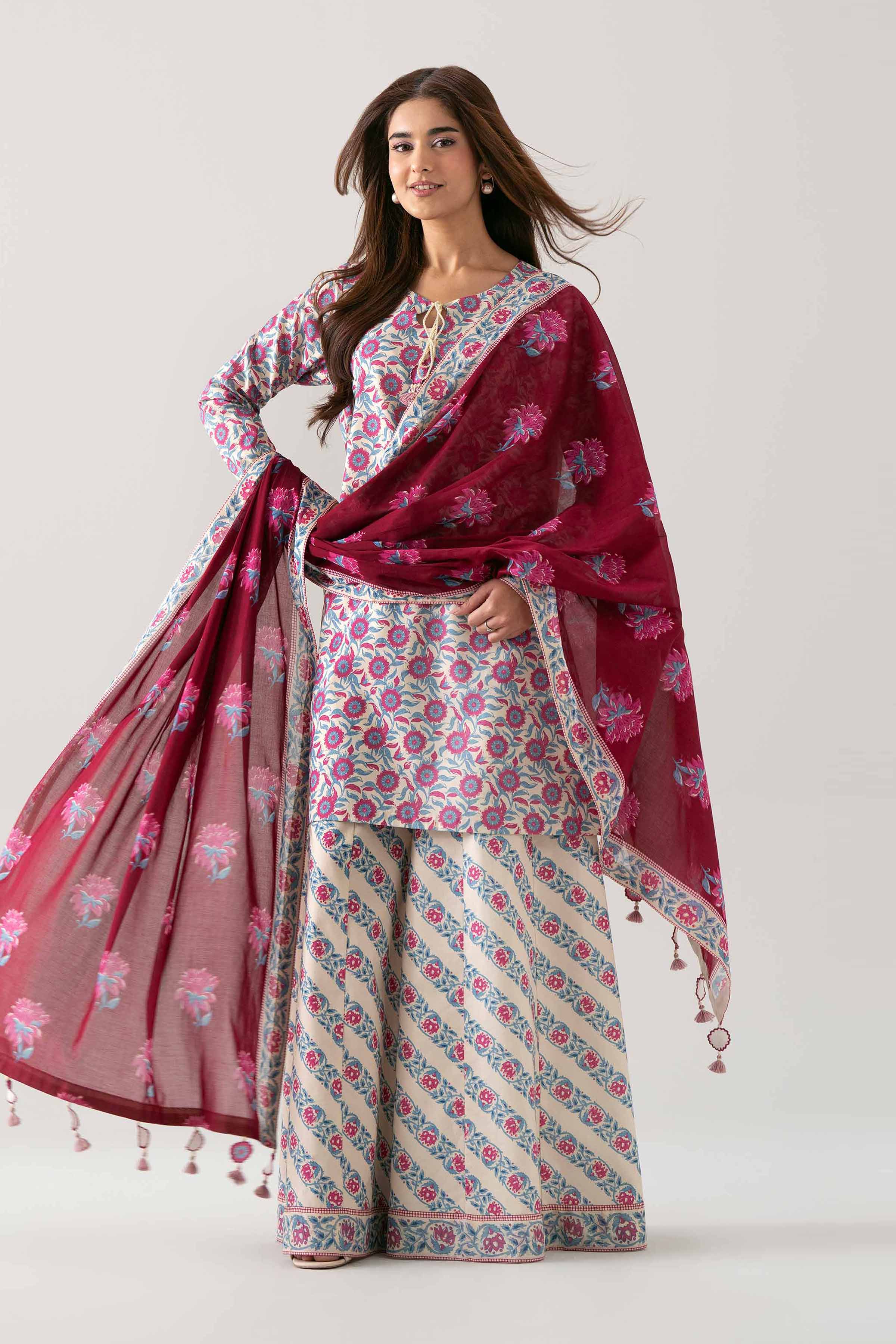 3 Piece - Printed Suit - 42601187