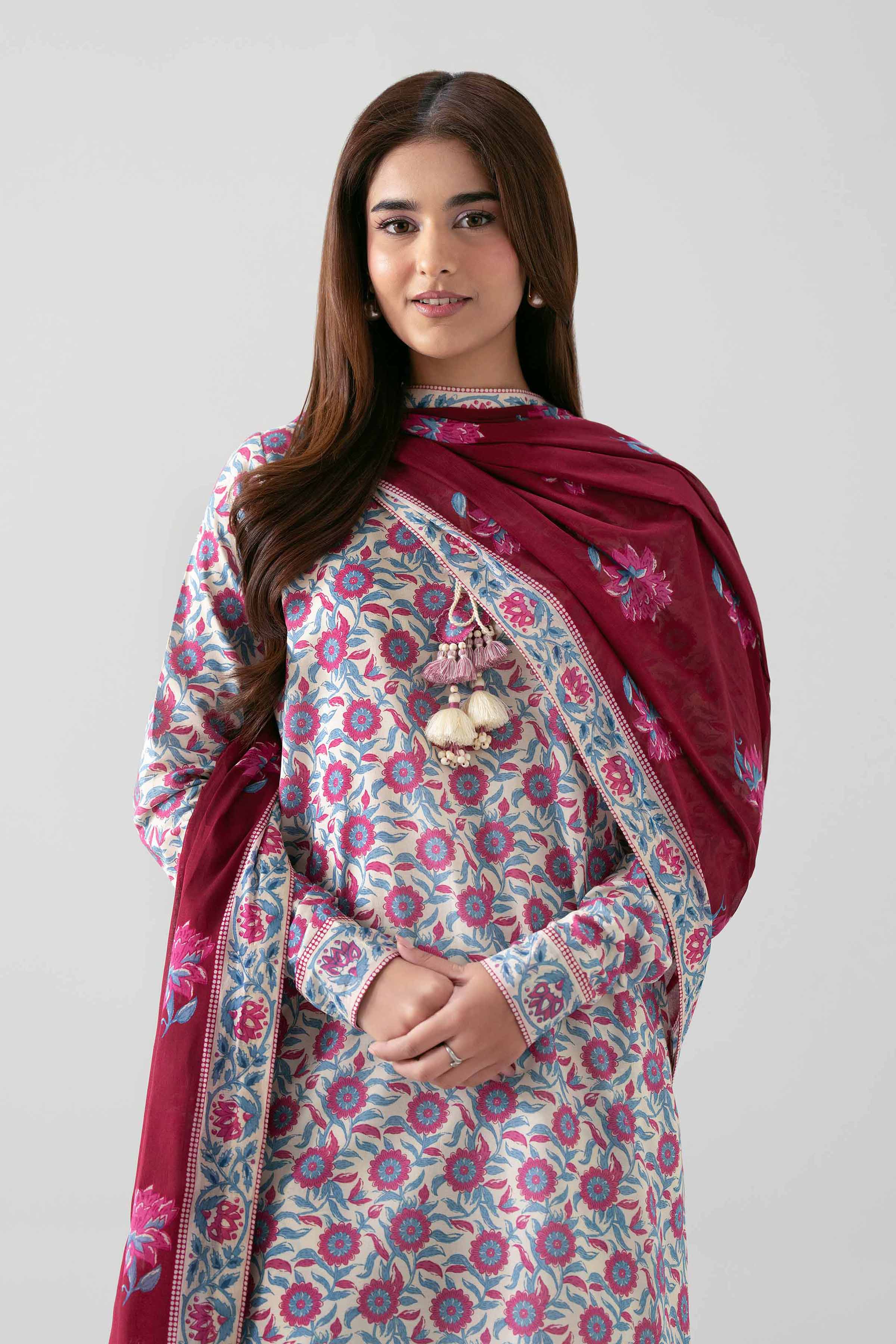 3 Piece - Printed Suit - 42601187 for Women - Unstitched Collection | Nishat | Shop Online