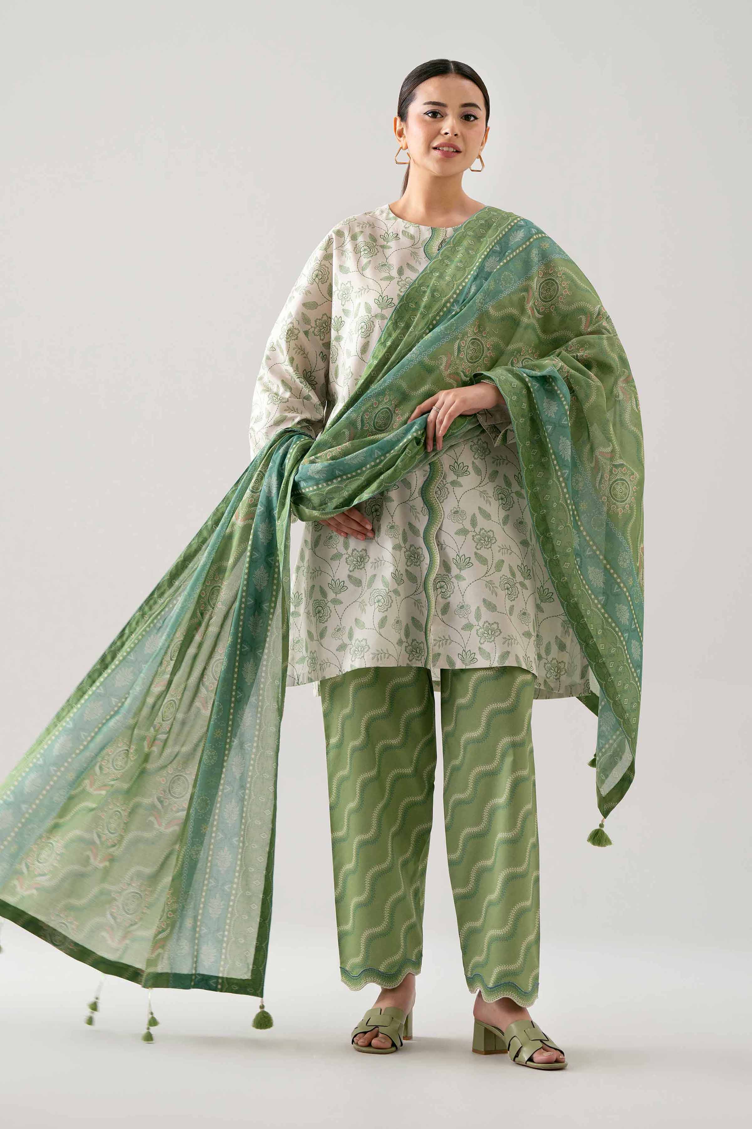 3 Piece - Printed Suit - 42601188