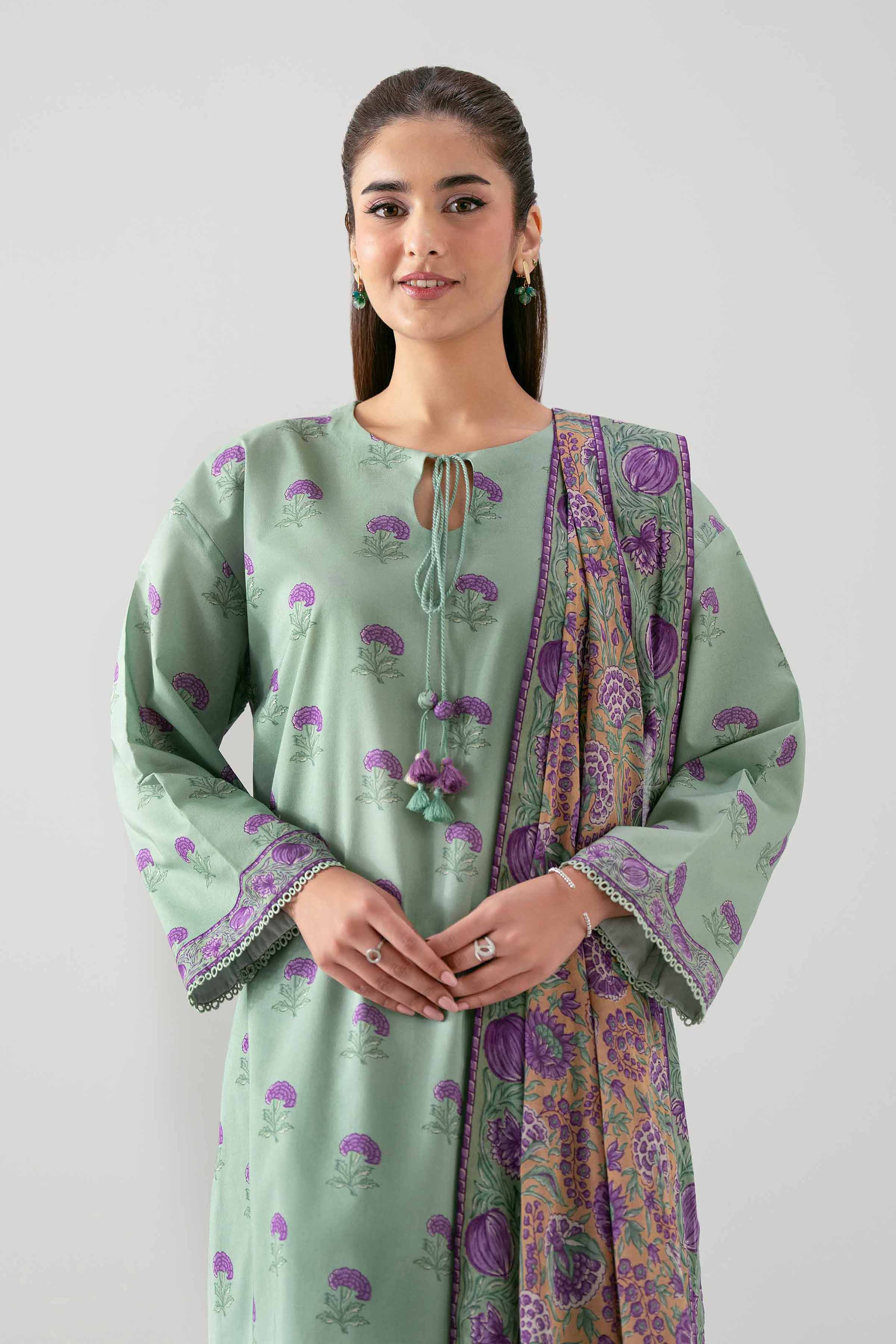 3 Piece - Printed Suit - 42601189 for Women - Unstitched Collection | Nishat | Shop Online
