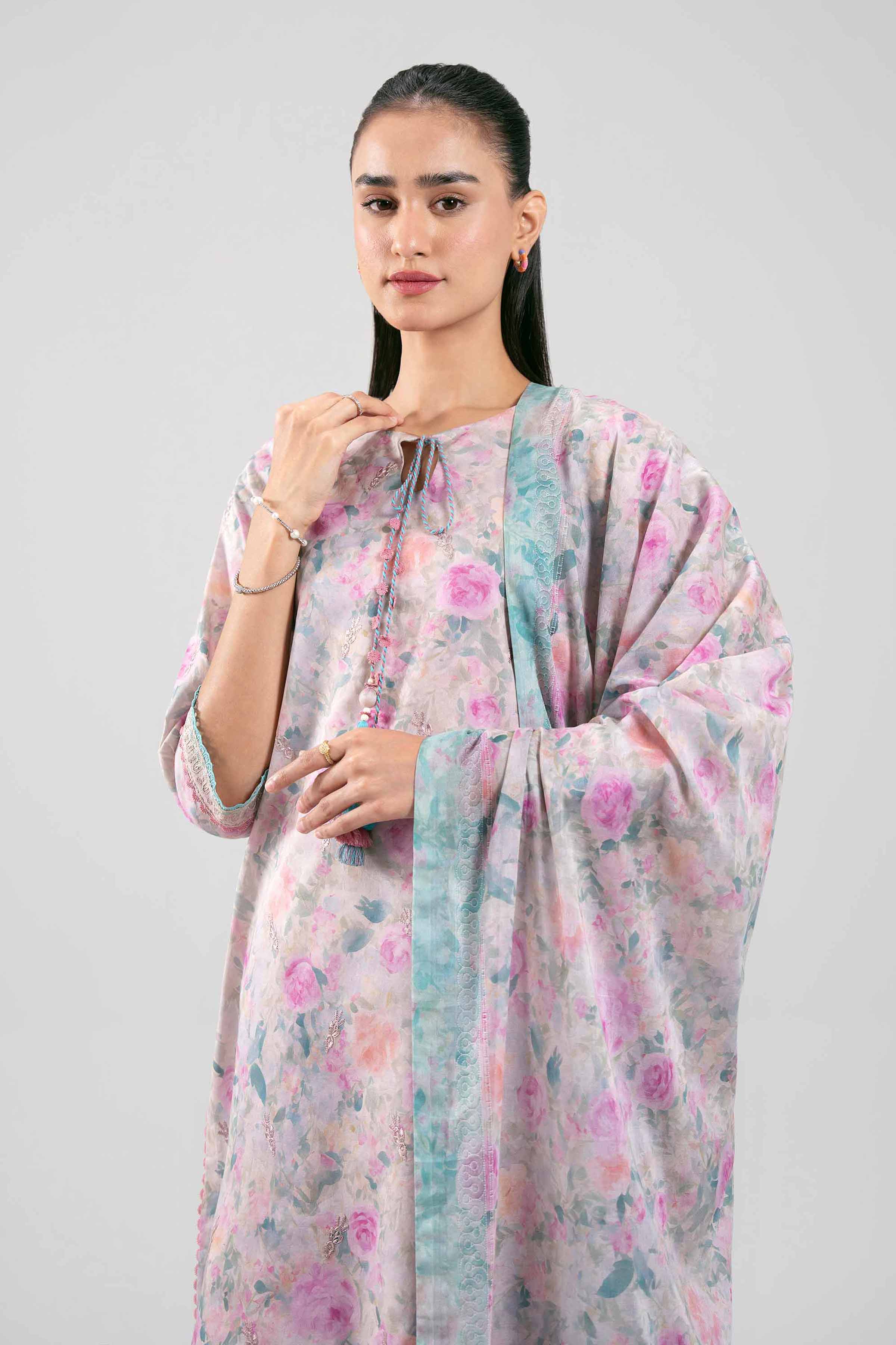 3 Piece - Embroidered Suit - 42601192 for Women - Unstitched Collection | Nishat | Shop Online