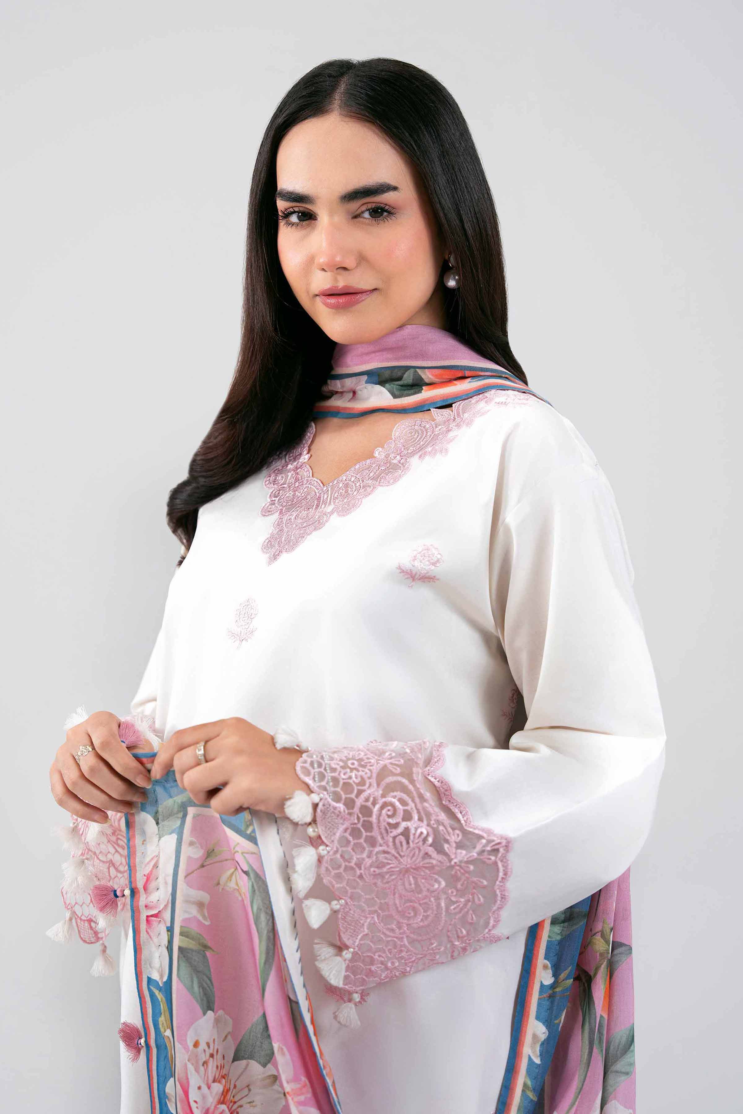 3 Piece - Digital Printed Embroidered Suit - 42601195 for Women - Unstitched Collection | Nishat | Shop Online